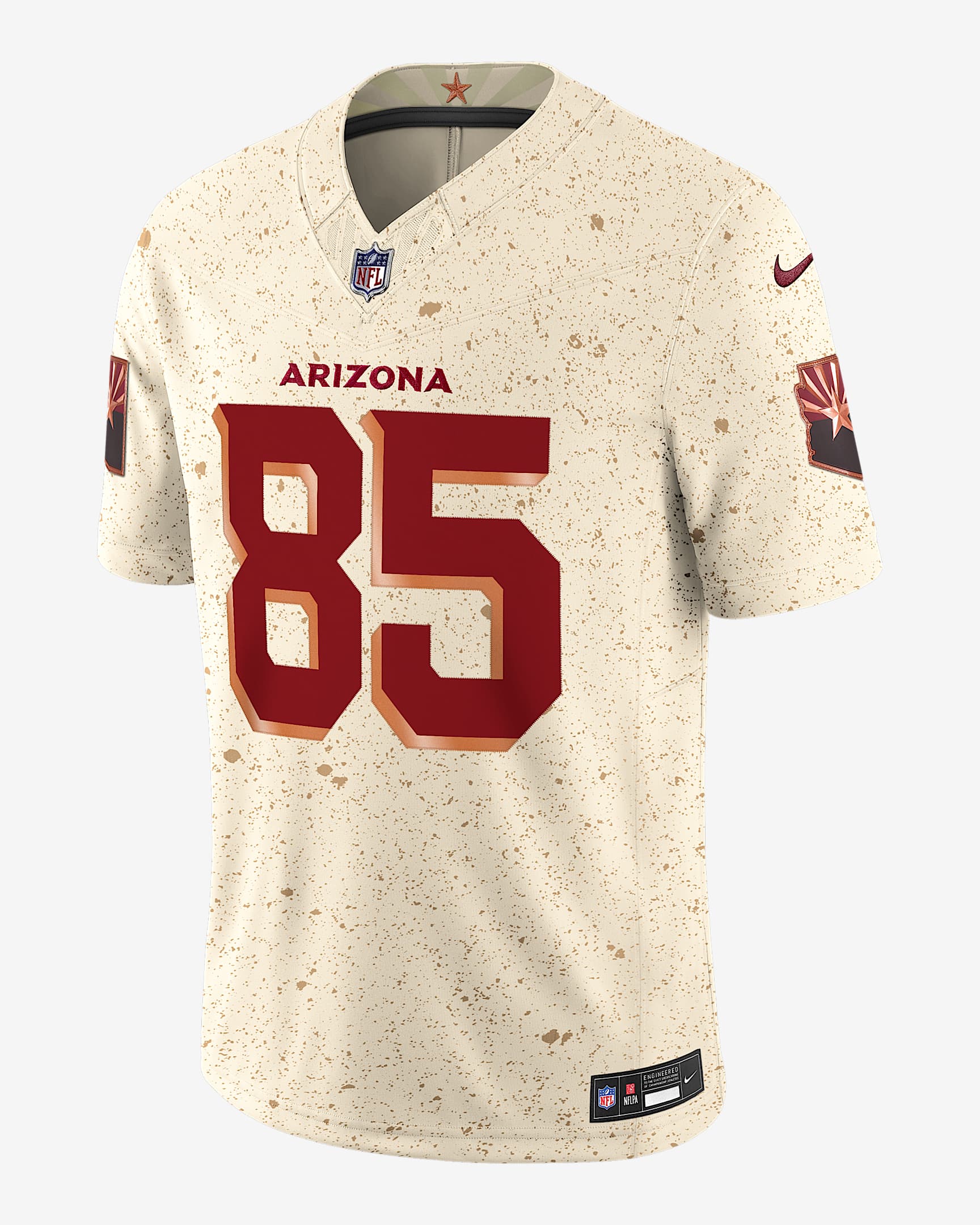 Trey McBride Arizona Cardinals Rivalries Collection Men's Nike Dri-FIT NFL Limited Jersey - Natural