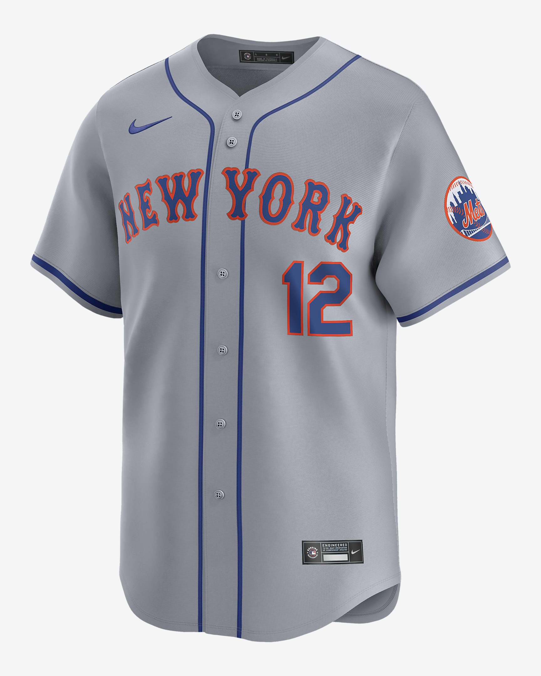 Francisco Lindor New York Mets Men's Nike Dri-FIT ADV MLB Limited ...