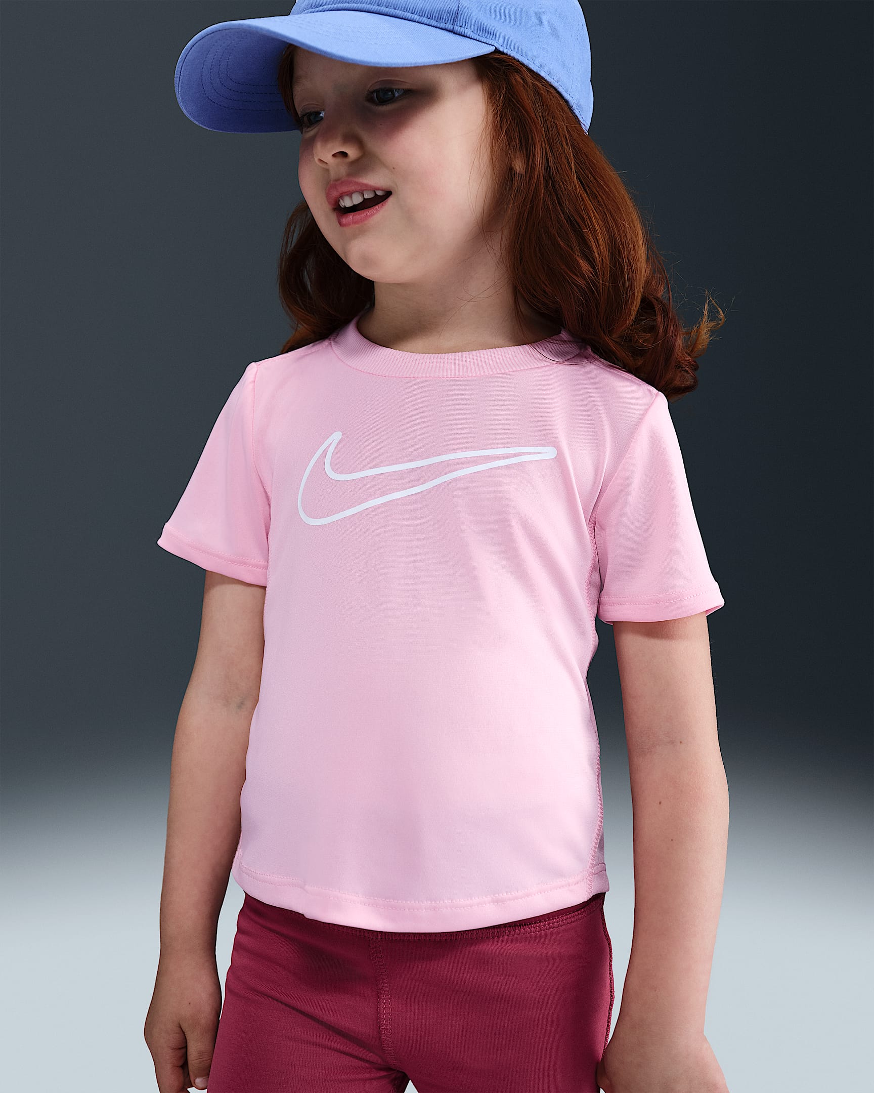 Nike Dri-FIT All Day Play Toddler T-Shirt - Medium Soft Pink