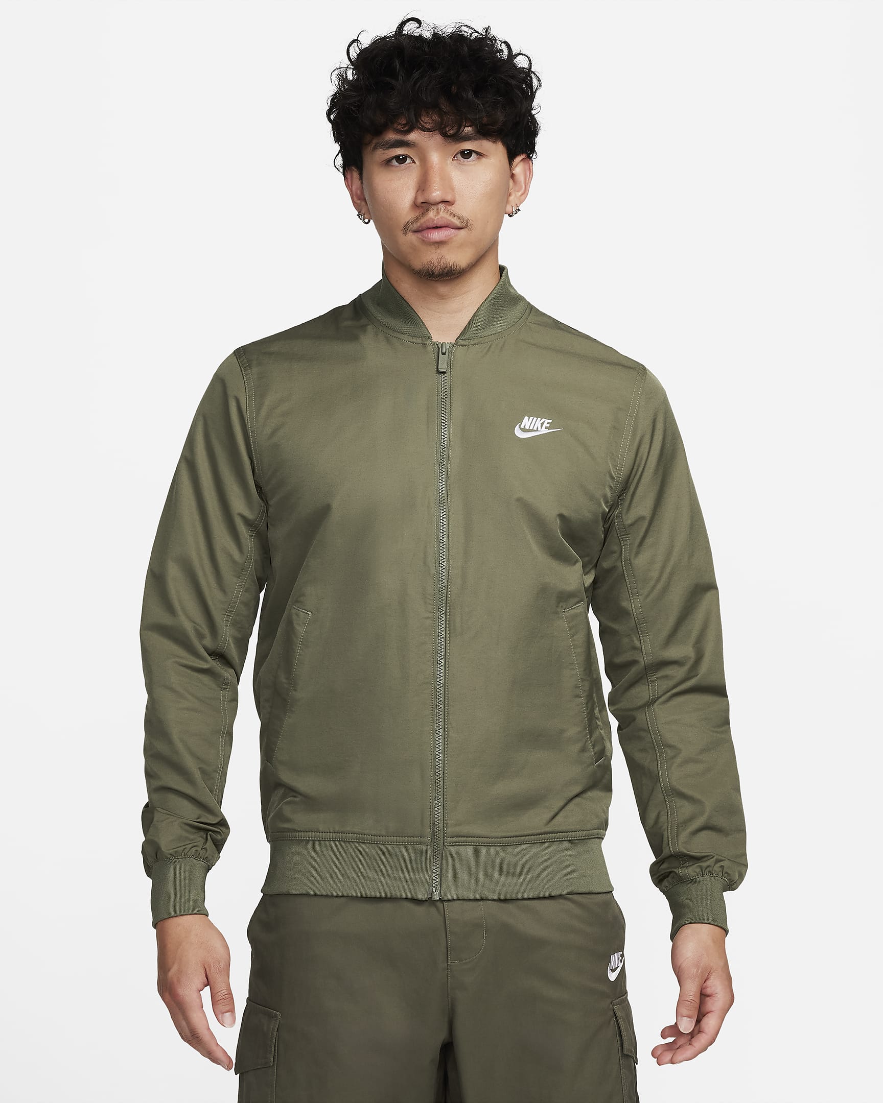 Nike Sportswear Sport Essentials Men's Woven Unlined Bomber Jacket. Nike MY