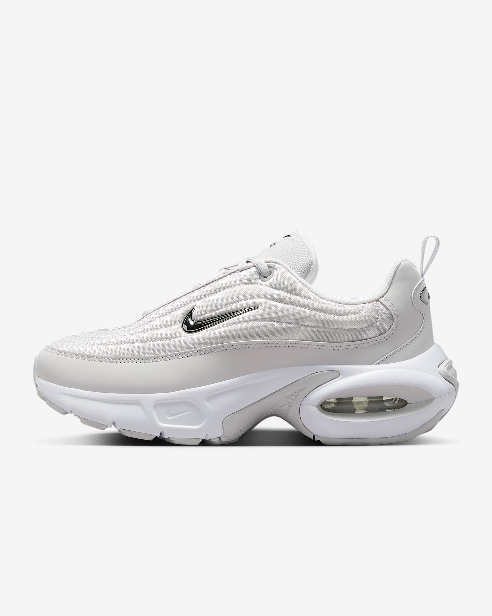 Nike Air Max Portal SE Women's Shoes - White/White/Vast Grey/Metallic Silver