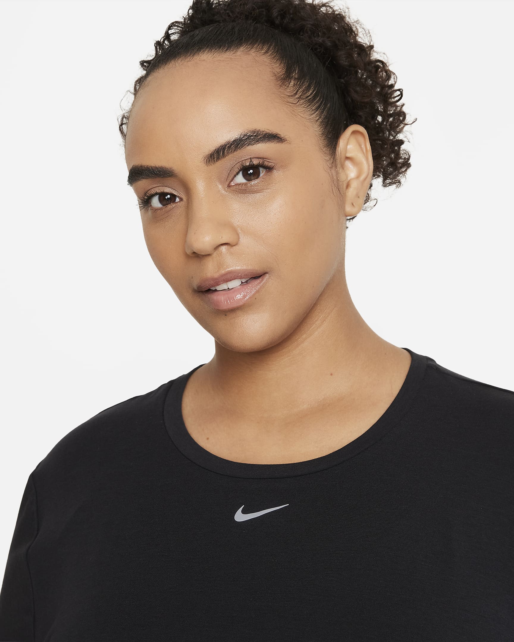 Nike Dri-FIT UV One Luxe Women's Standard-Fit Short-Sleeve Top (Plus ...