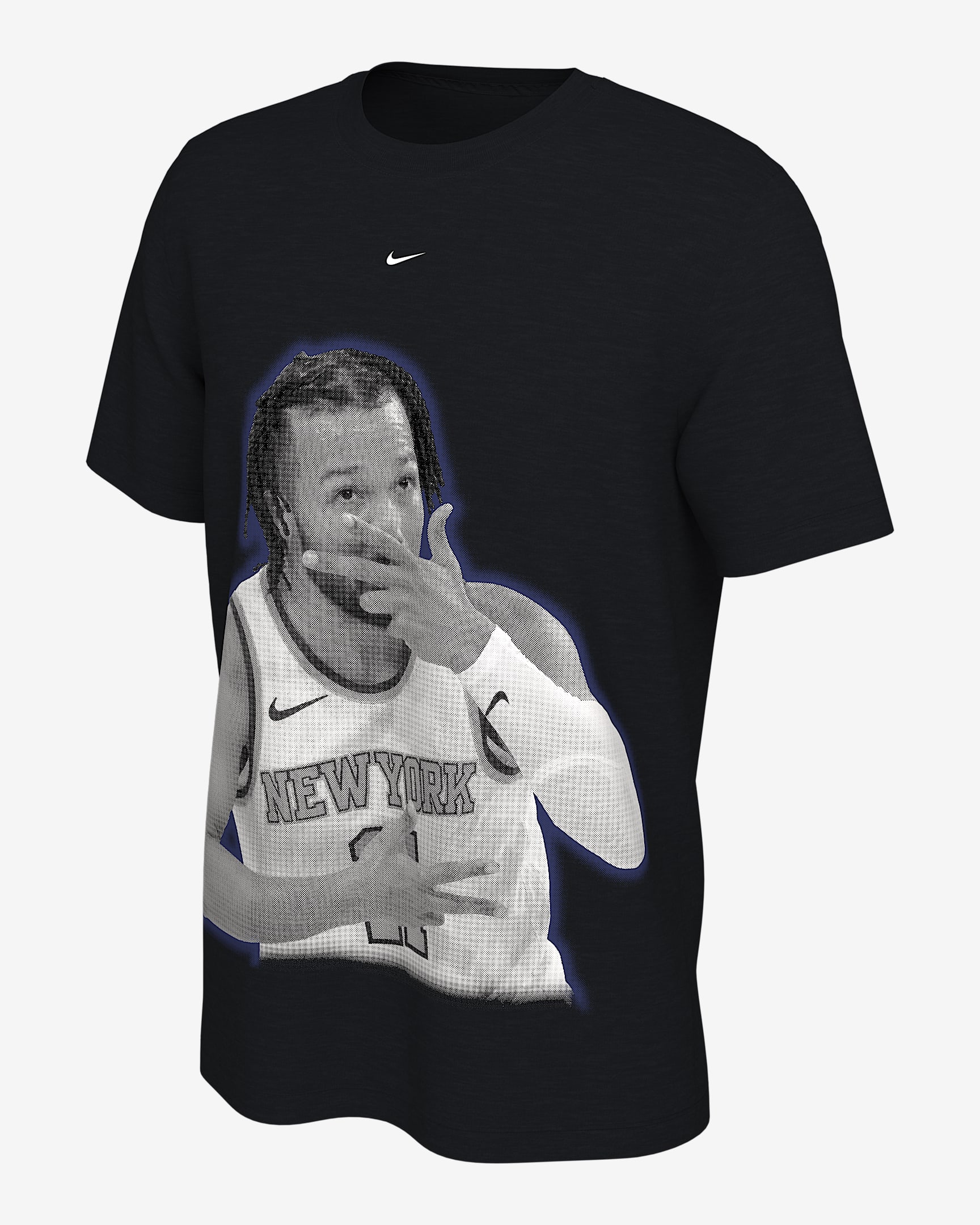 Playera Nike de la NBA para hombre Jalen Brunson - Negro