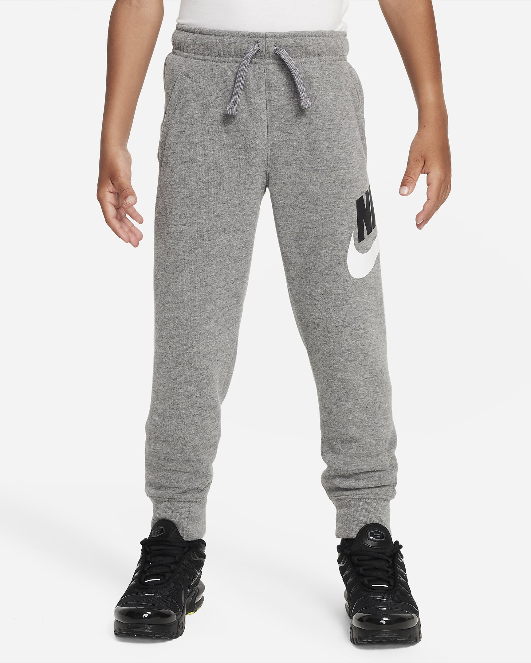 Nike Sportswear Club Fleece Little Kids' Pants - Carbon Heather