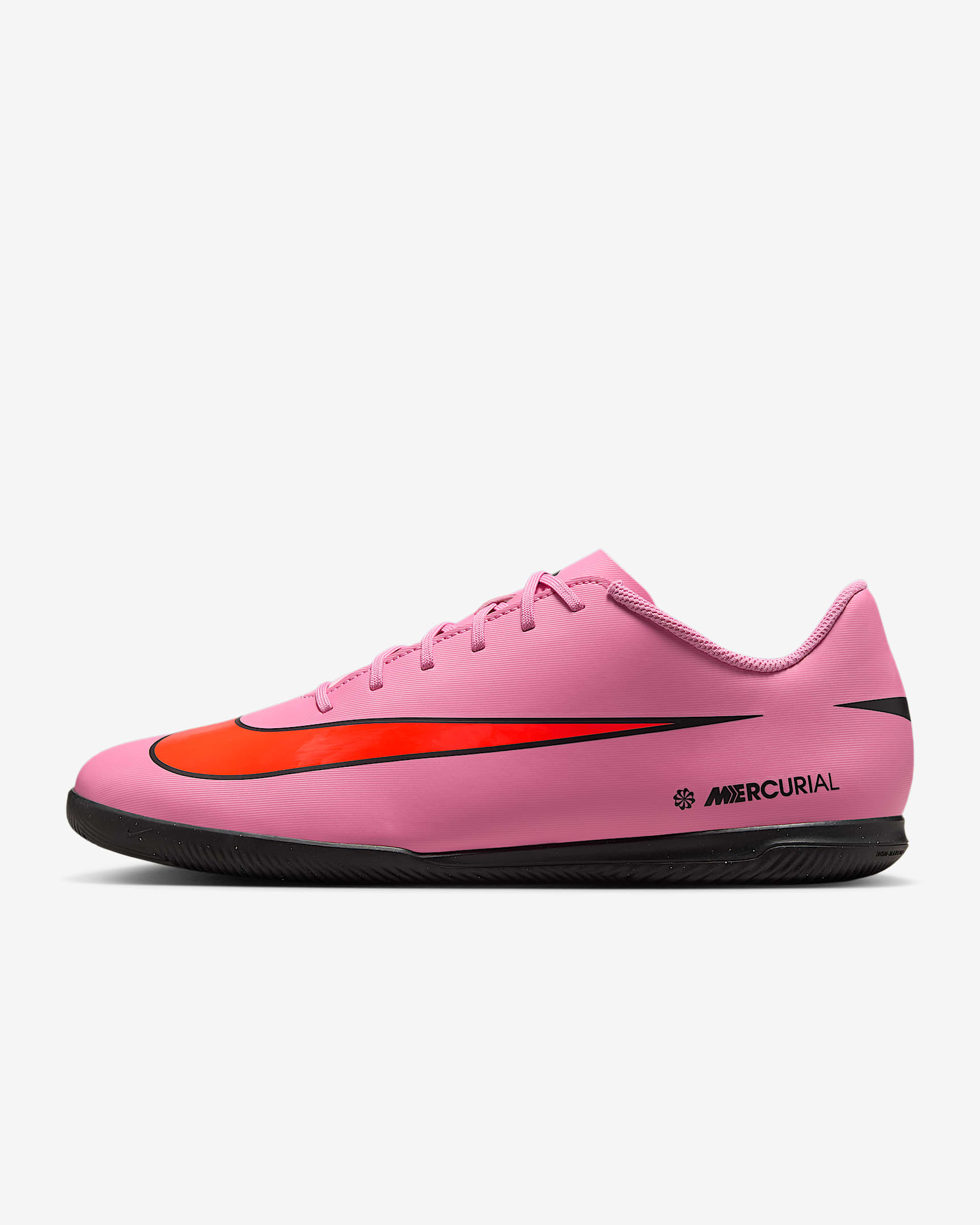 Nike Mercurial Vapor 16 Club Indoor Court Low-Top Football Shoes - Magic Flamingo/Total Crimson/Black