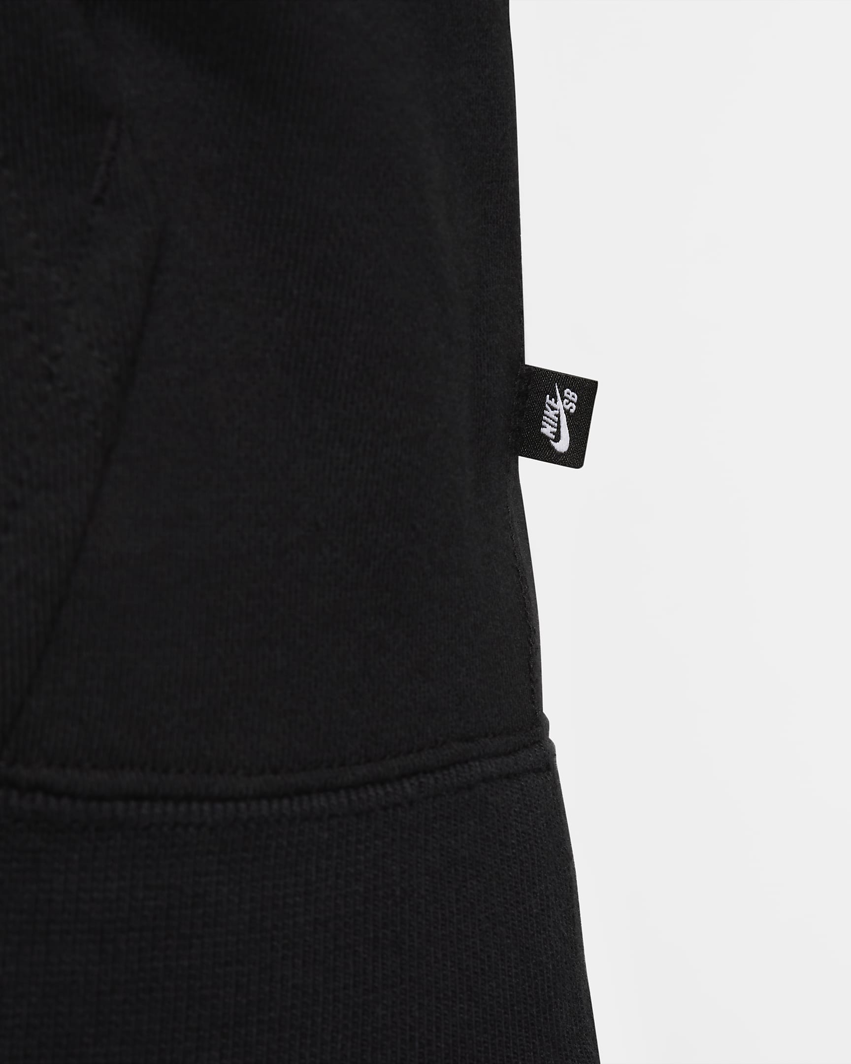 Sudadera con gorro sin cierre de skateboarding de tejido Fleece Nike SB - Negro