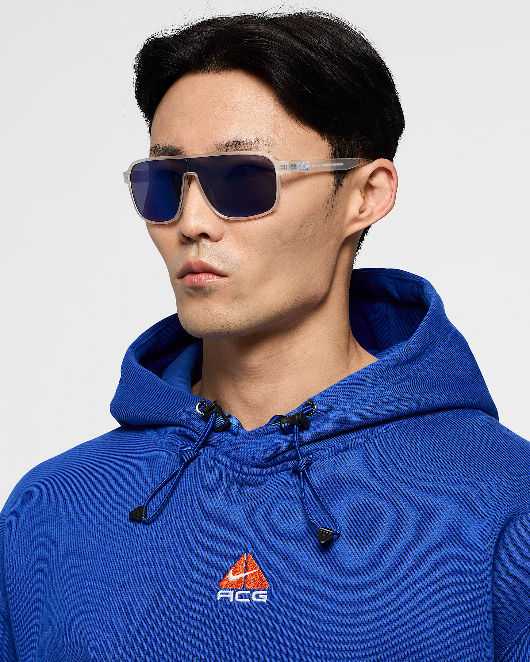 Nike Vintage Flyer Mirrored Sunglasses - Clear/Blue