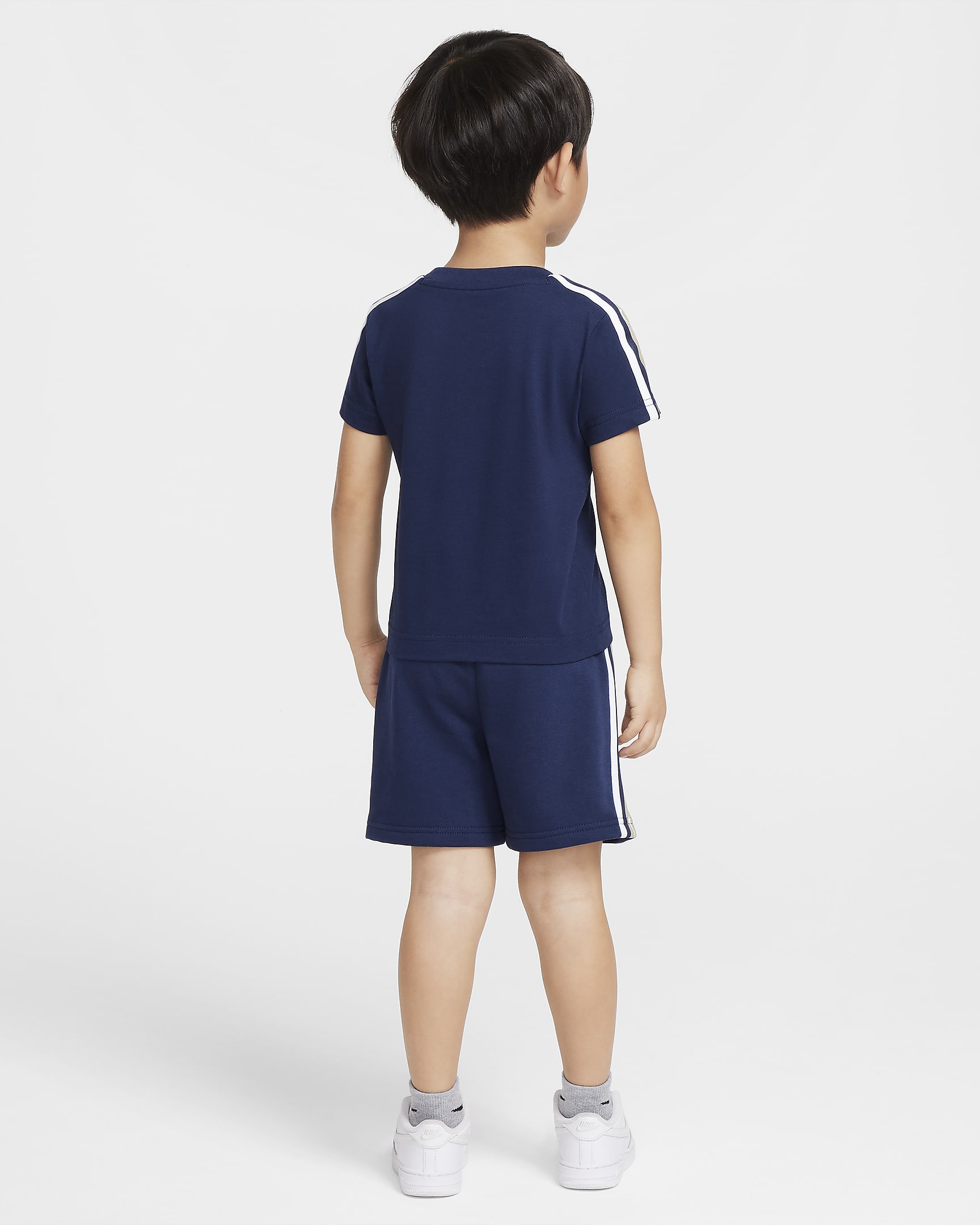 Nike Sportswear Club Toddler 2-Piece French Terry Shorts Set - Midnight Navy