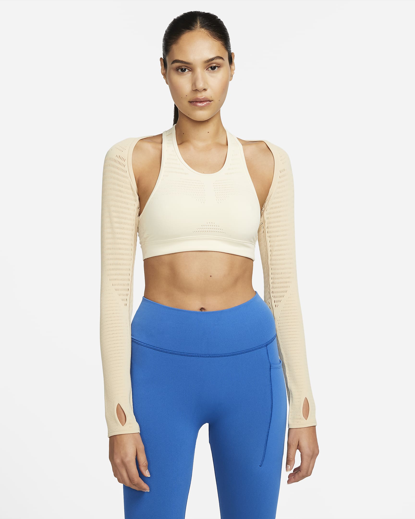 Nike x MMW Women's Bra - Flat Opal/Desert Ore