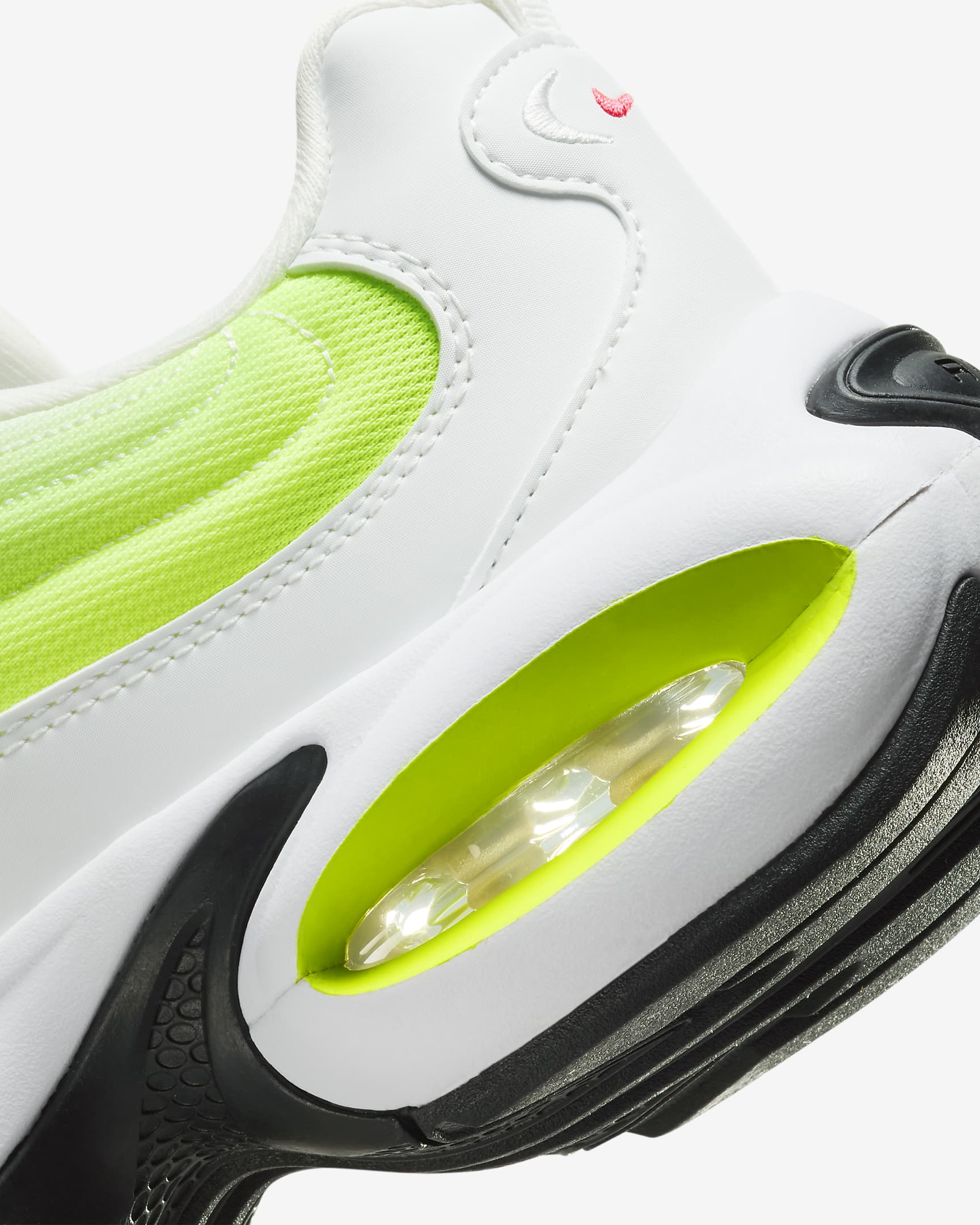 Nike Air Max Portal damesschoenen - Summit White/Wit/Volt/Bright Crimson