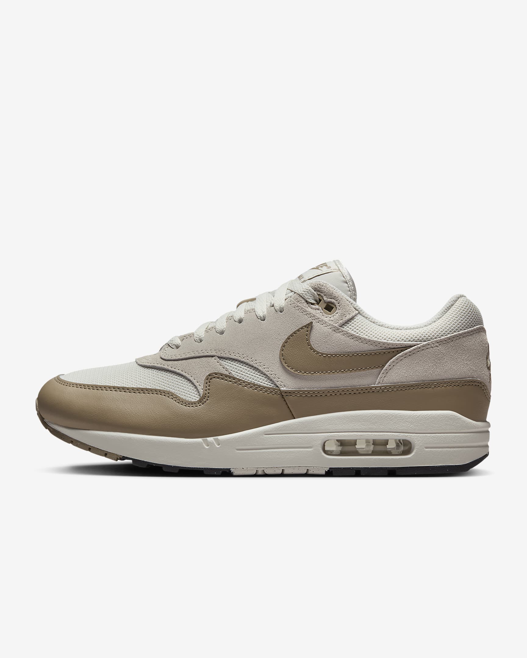 Tenis para hombre Nike Air Max 1 Essential - Fantasma/Marrón verdoso claro/Negro/Caqui