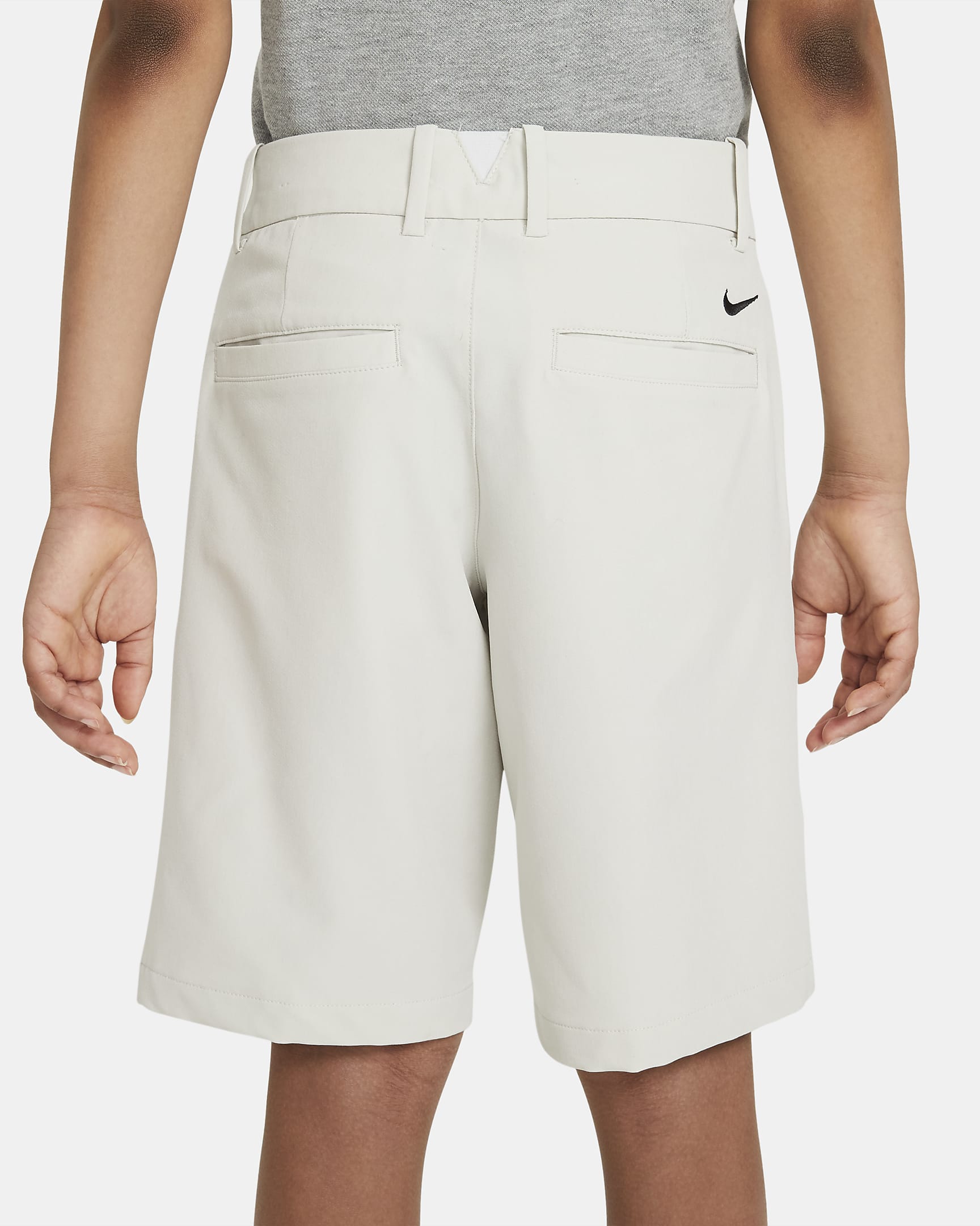 Nike golfshorts til store barn (gutt) - Light Bone/Svart