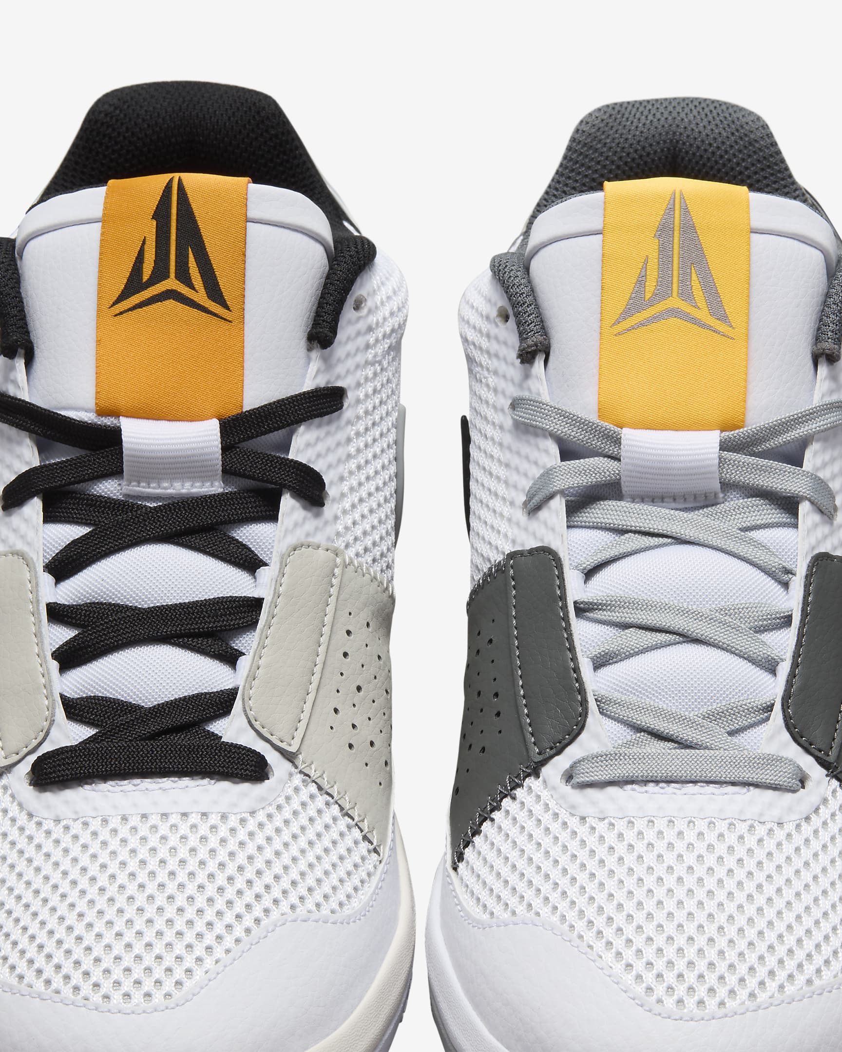 JA 1 EP 'Hunger' Basketball Shoes - White/Black/Phantom/Light Smoke Grey