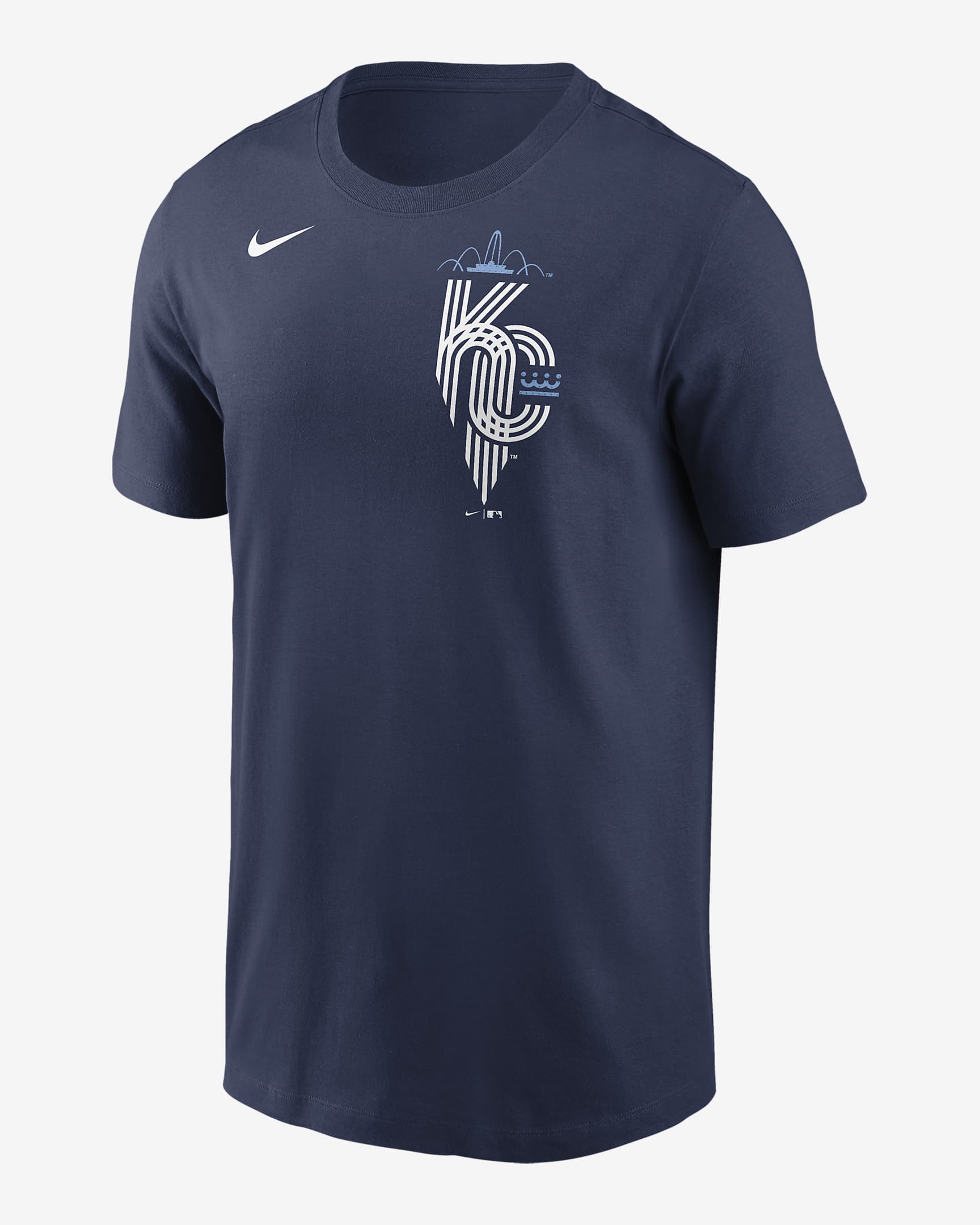 Kansas City Royals City Connect Wordmark Men's Nike MLB T-Shirt. Nike.com