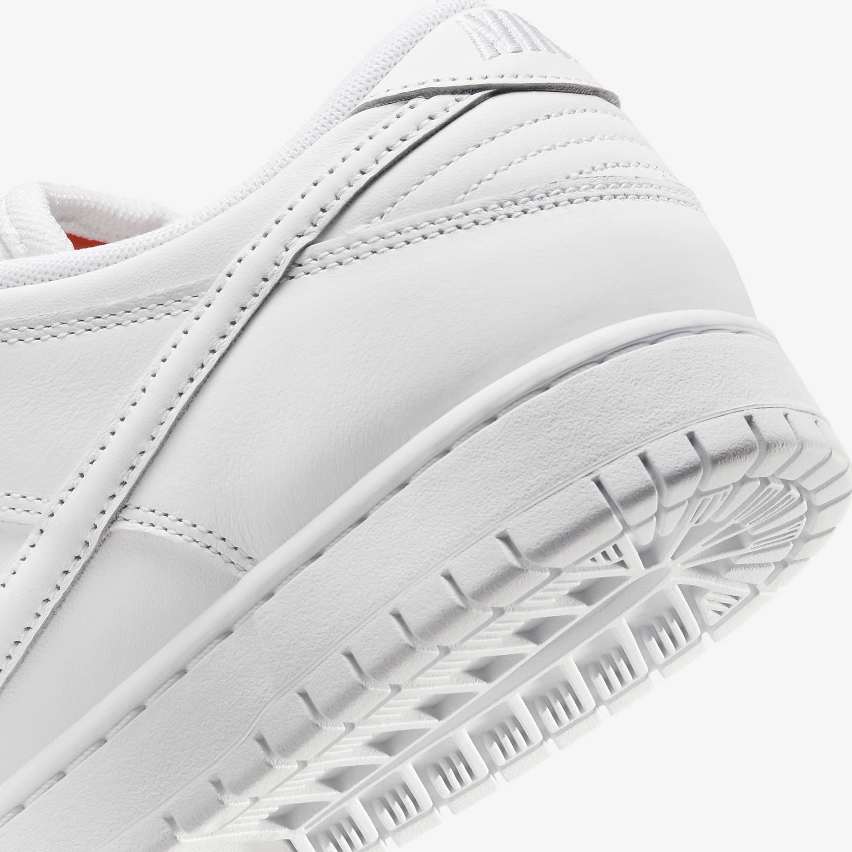 Nike SB Dunk Low Pro Skate Shoes - White/White/White/White