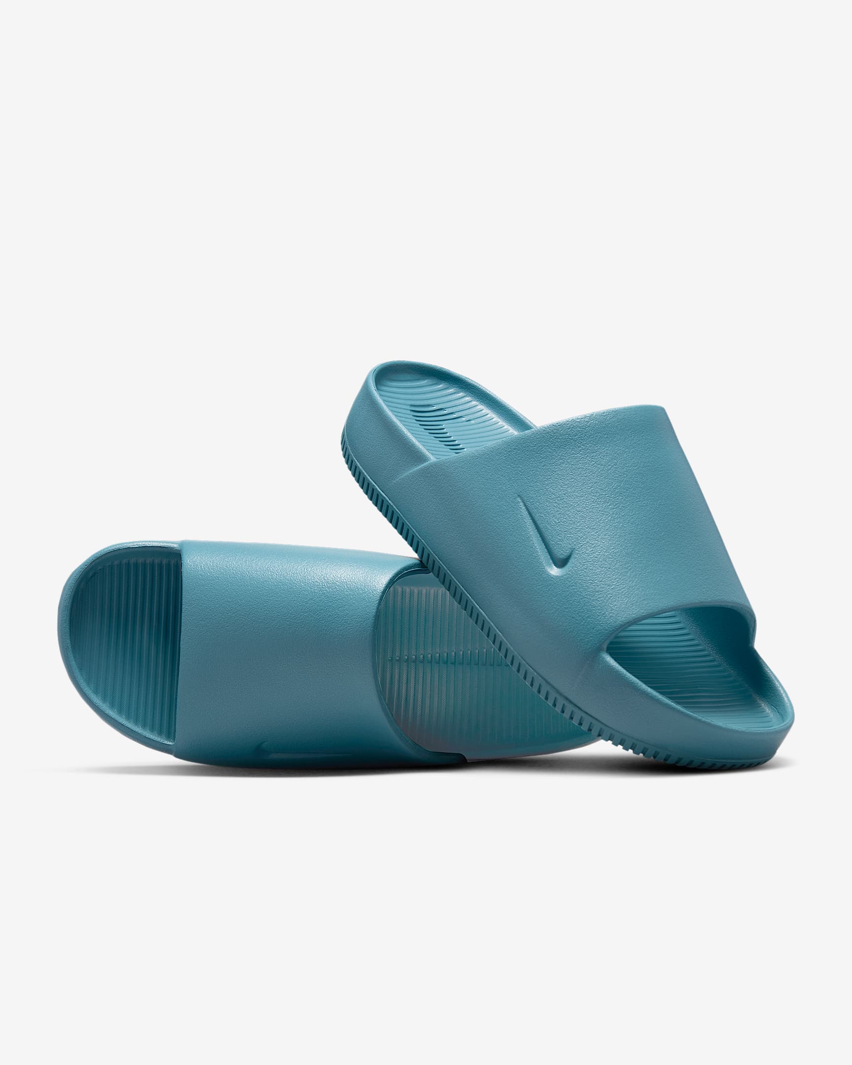 Nike Calm Men's Slides - Smoky Blue/Smoky Blue/Smoky Blue