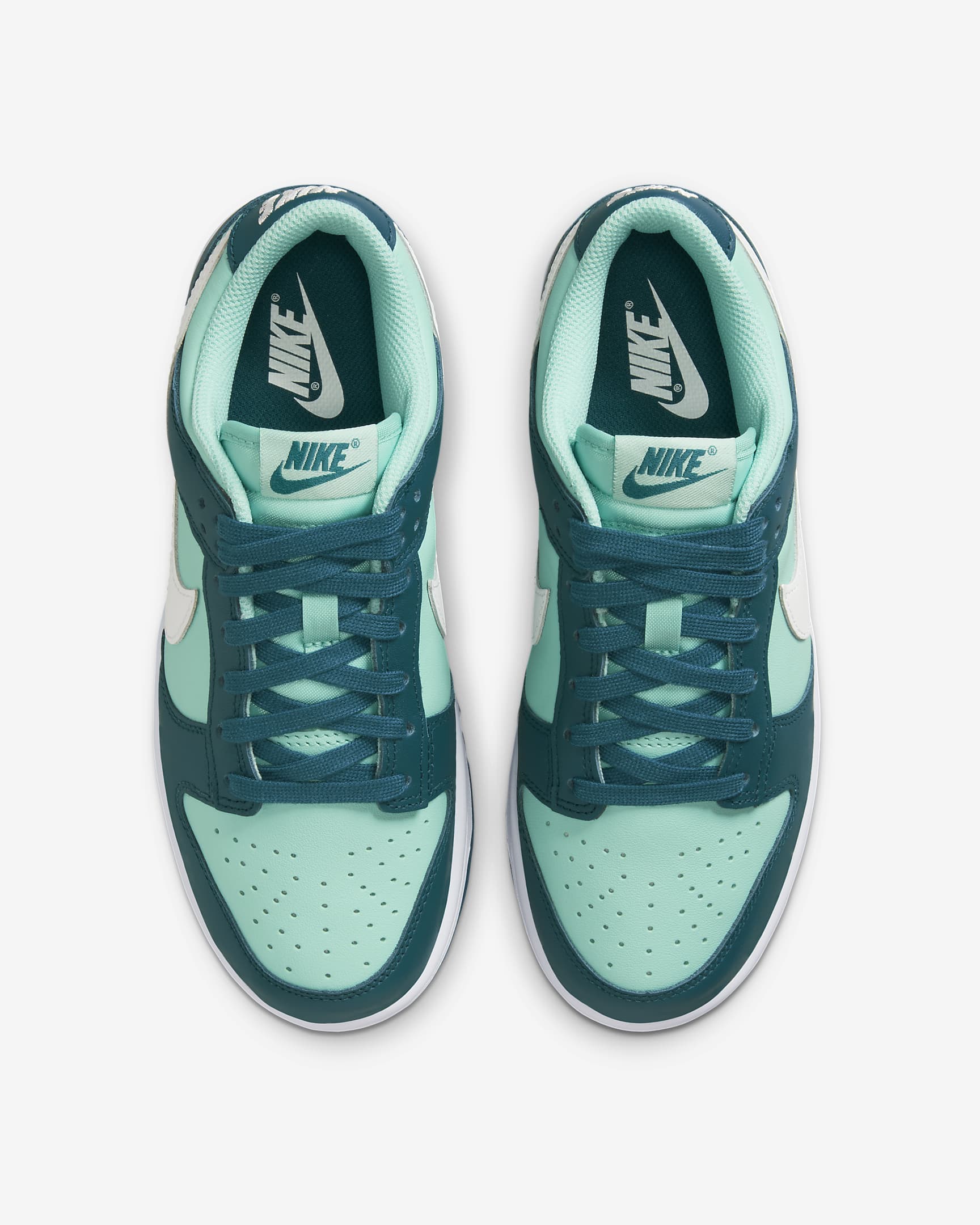 Nike Dunk Low Women's Shoes - Geode Teal/Emerald Rise/White