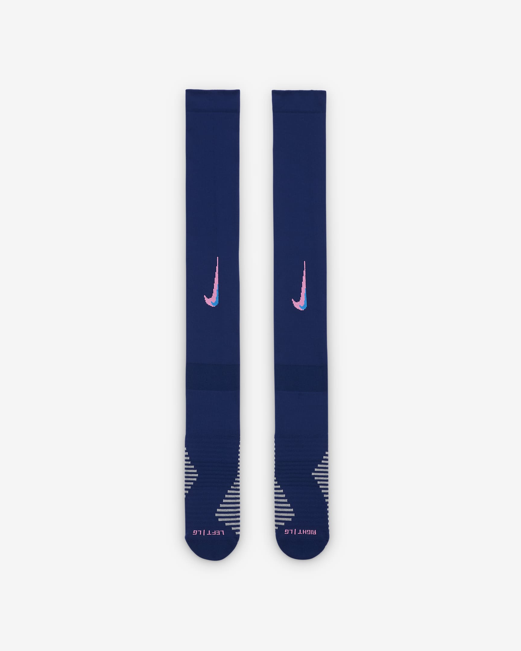 3e chaussettes montantes Nike Football Atlético Madrid 2024/25 Strike - Blue Void/Pink Glow