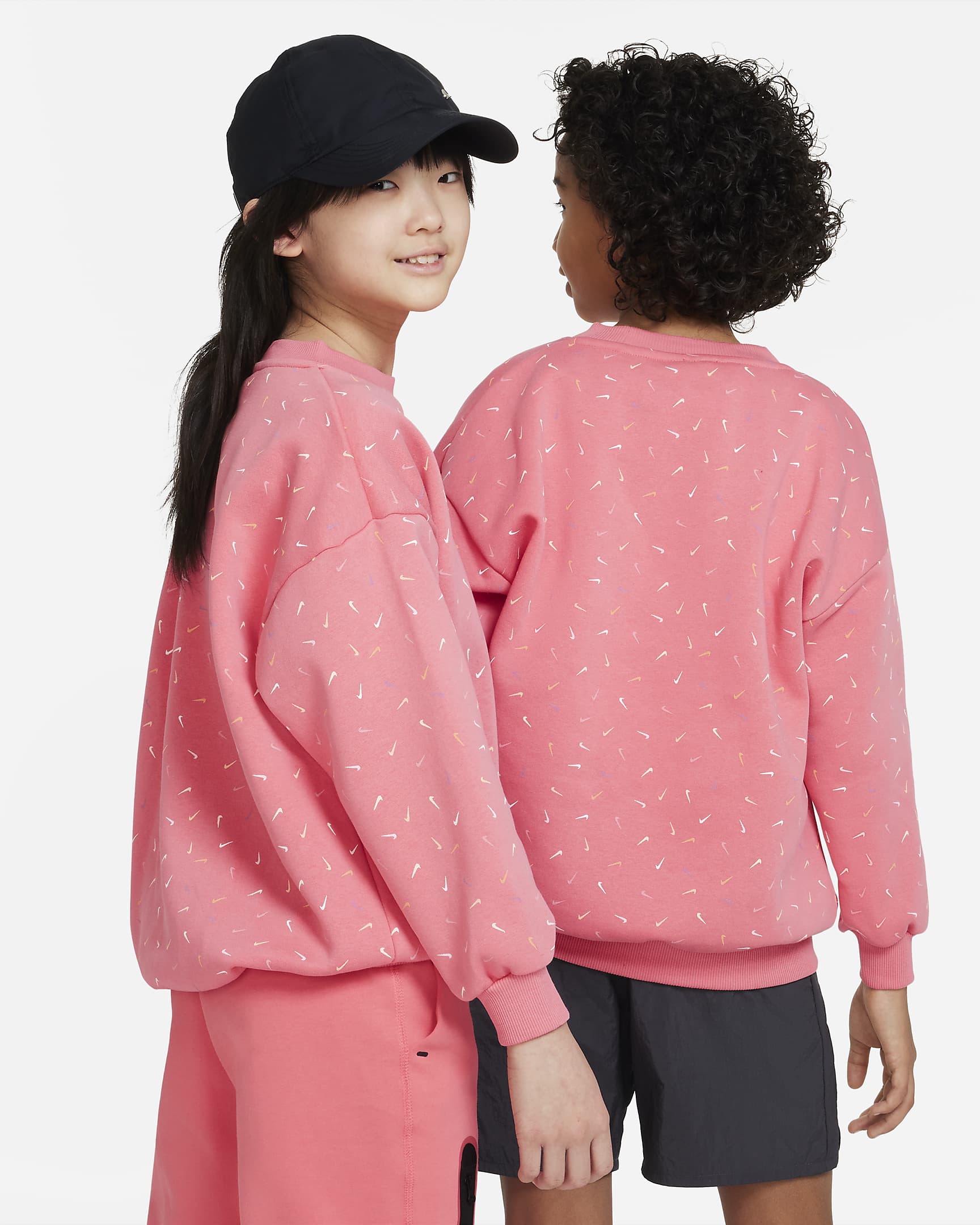 Nike Sportswear Icon Fleece Older Kids' Fleece Sweatshirt. Nike LU