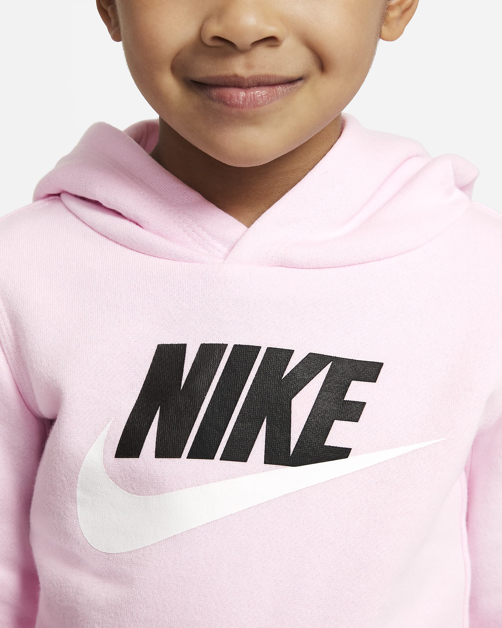 Nike Sportswear Club Fleece Toddler Pullover Hoodie - Pink Foam