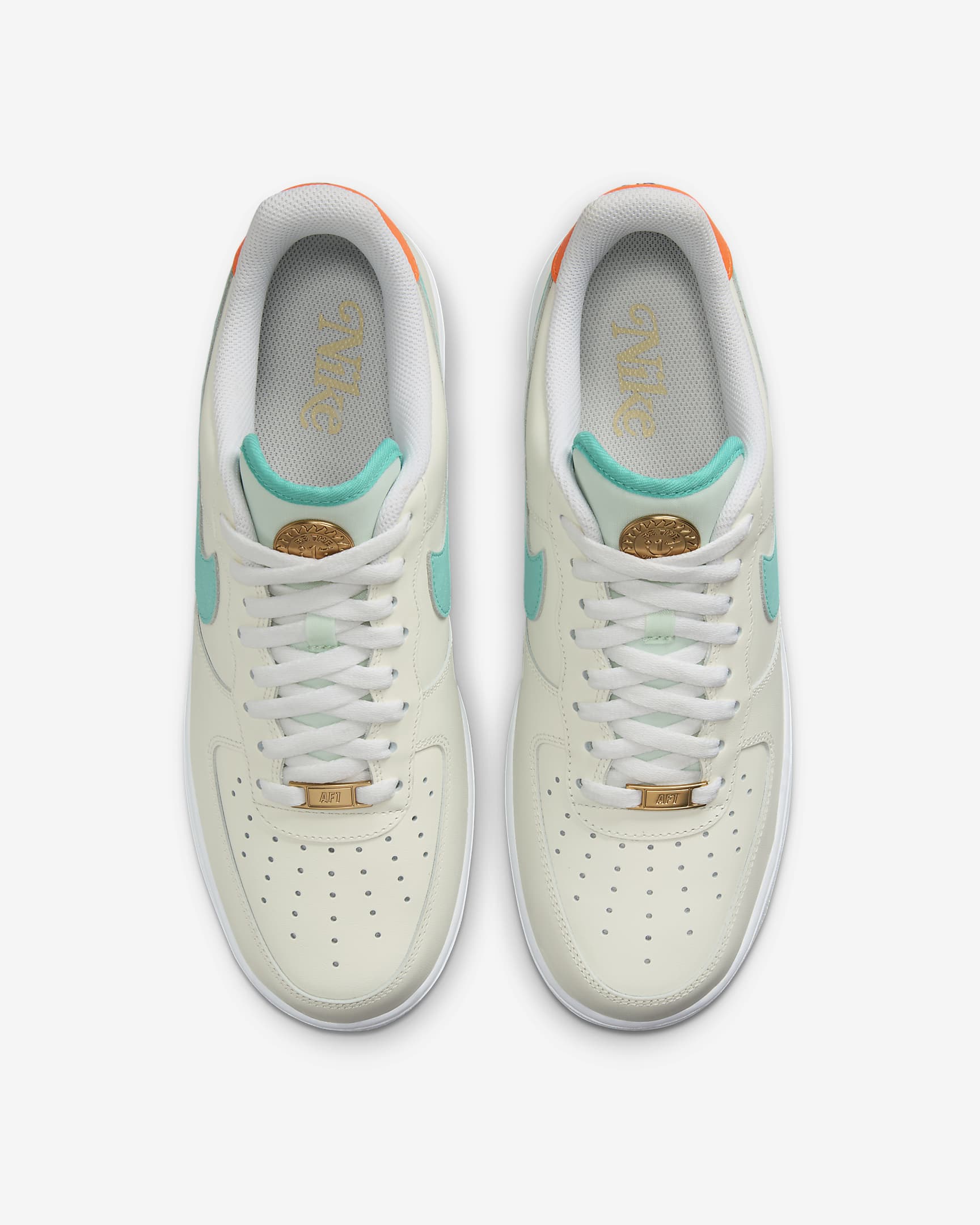 Nike Air Force 1 '07 男鞋 - Sail/白色/Barely Green/Green Frost