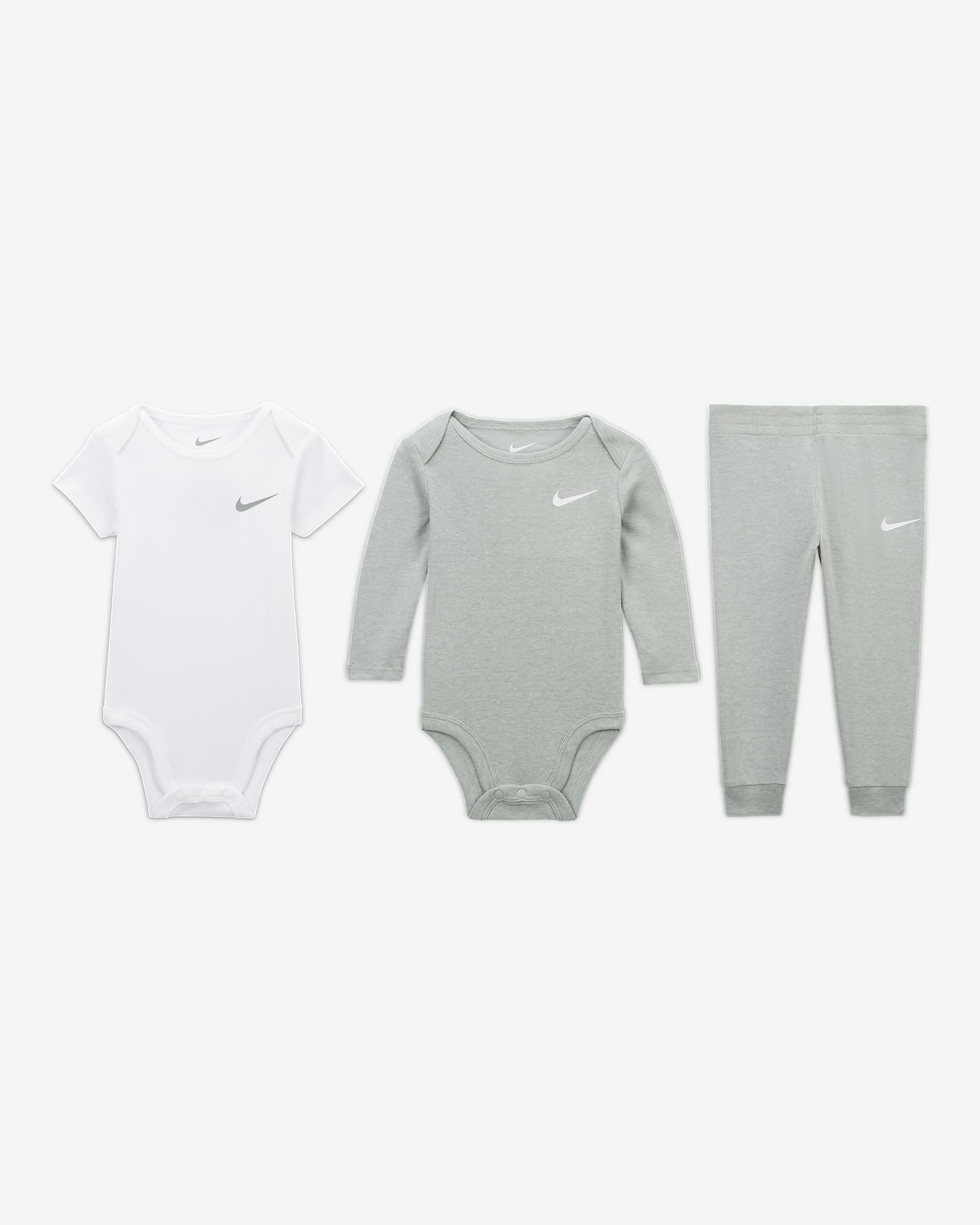 Nike Baby Essentials Baby (0-9M) 3-Piece Pants Set - Mica Green