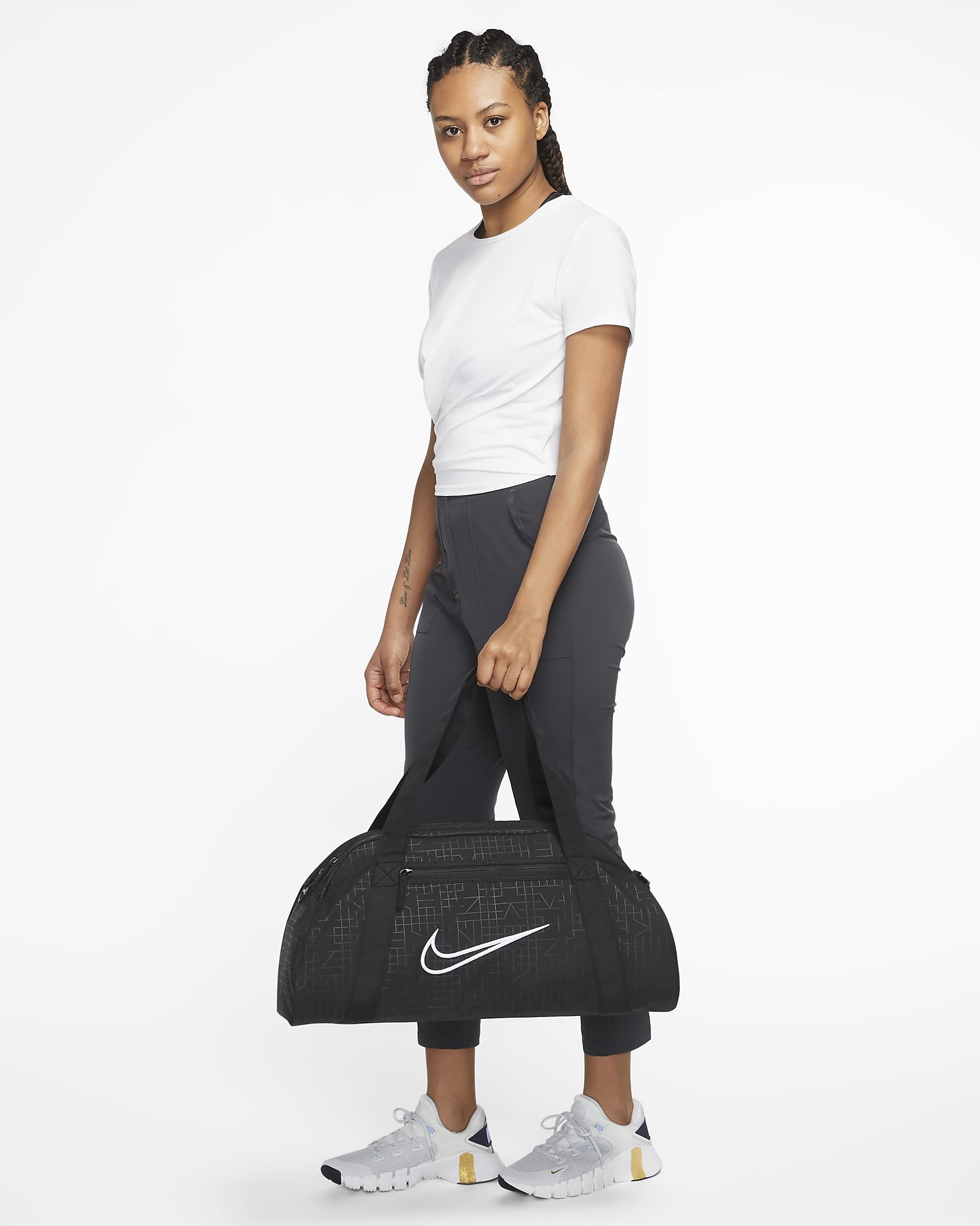 Nike Gym Club Duffel Bag (24L) - Black/Black/White