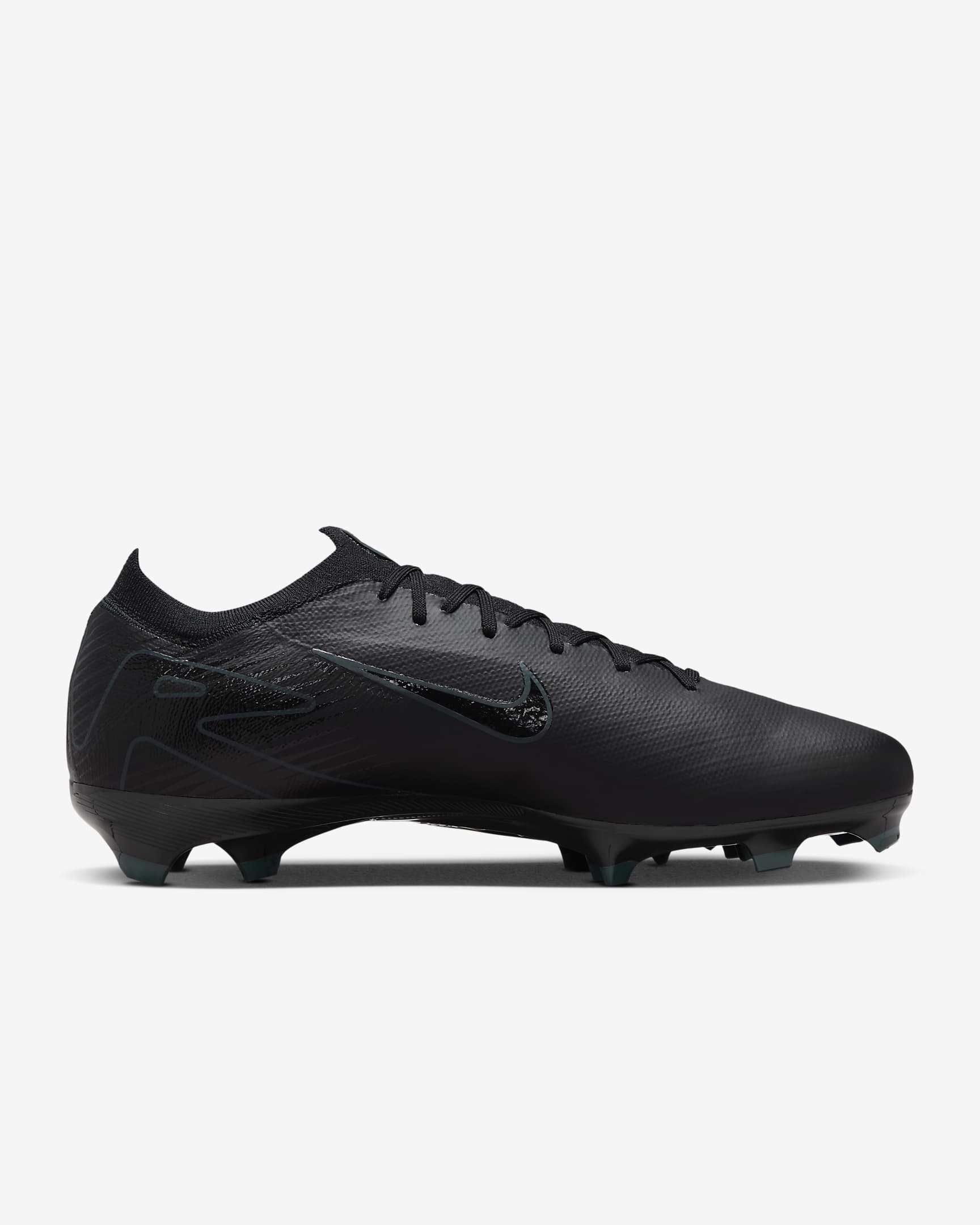 Nike Mercurial Vapor 16 Pro low top voetbalschoenen (stevige ondergronden) - Zwart/Deep Jungle/Zwart