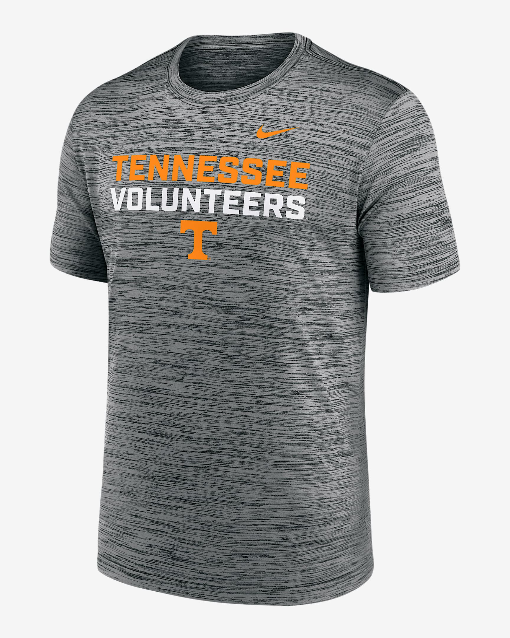 Tennessee Campus Center Stack Velocity Men's Nike Dri-FIT College T-Shirt - Anthracite