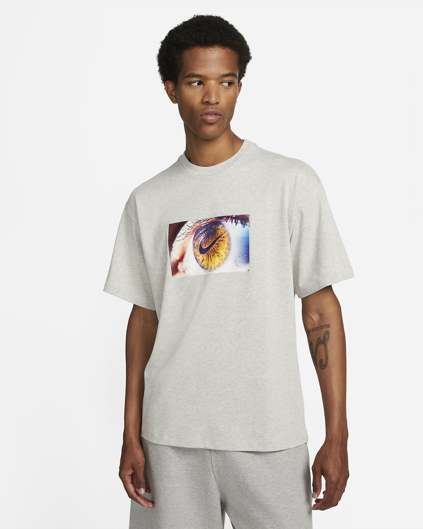 ナイキ Tシャツ - グレーヘザー