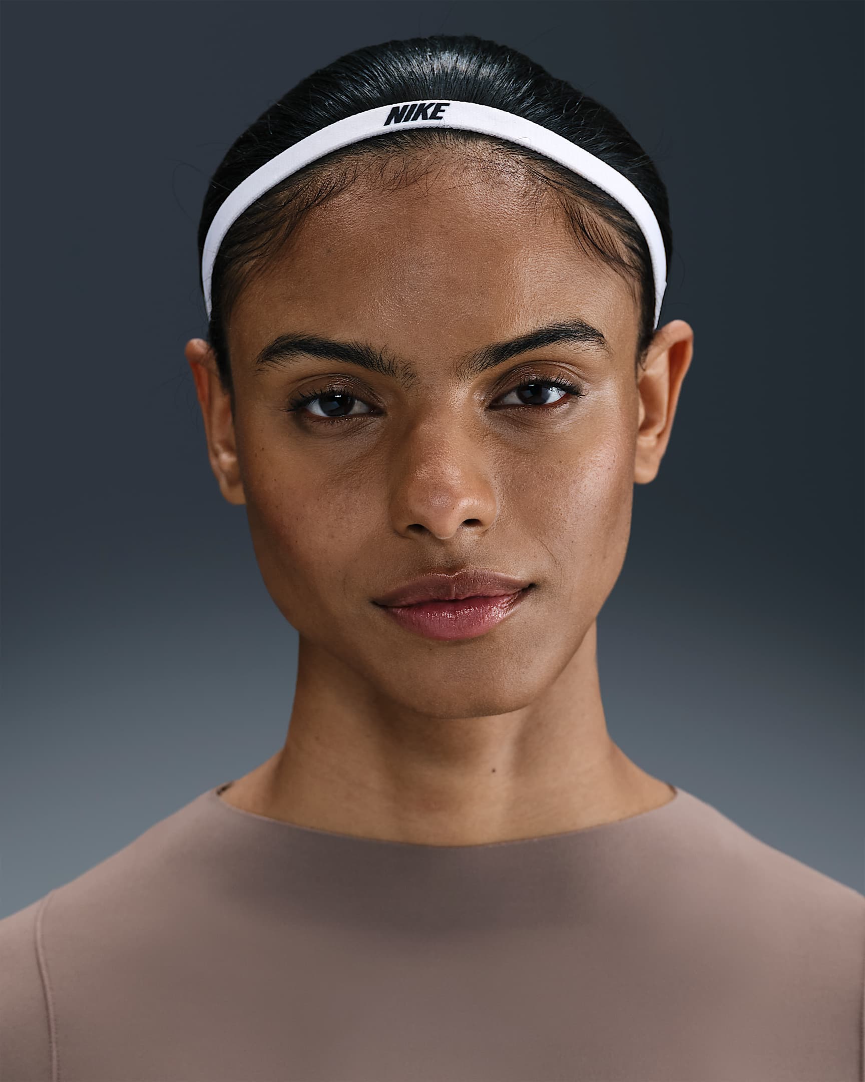Nike Flex Cintas para el pelo (paquete de 6) - Rosa suave claro/Light Army/Blanco