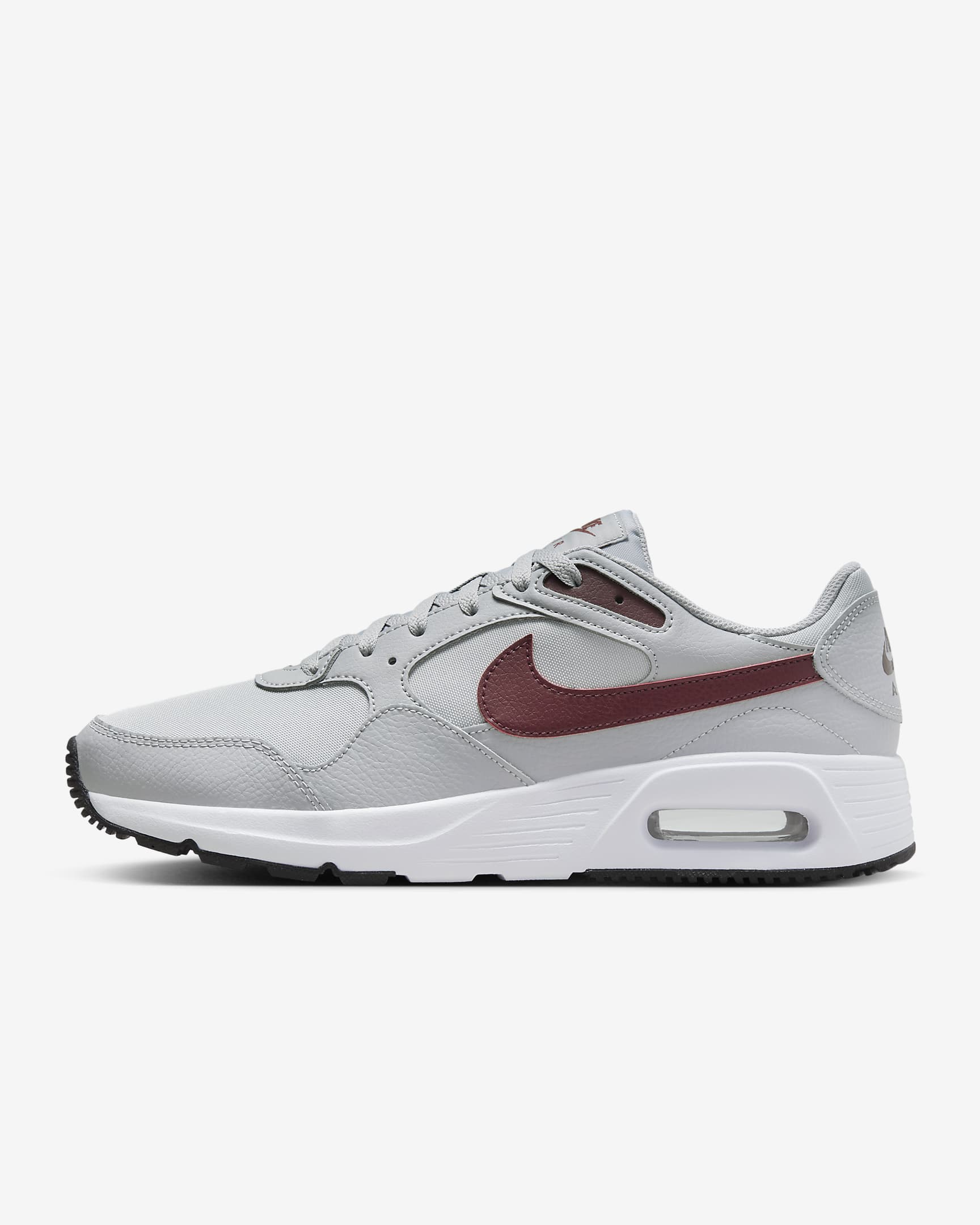 Nike Air Max SC Men's Shoes - Wolf Grey/Burgundy Crush/White/Dark Team Red