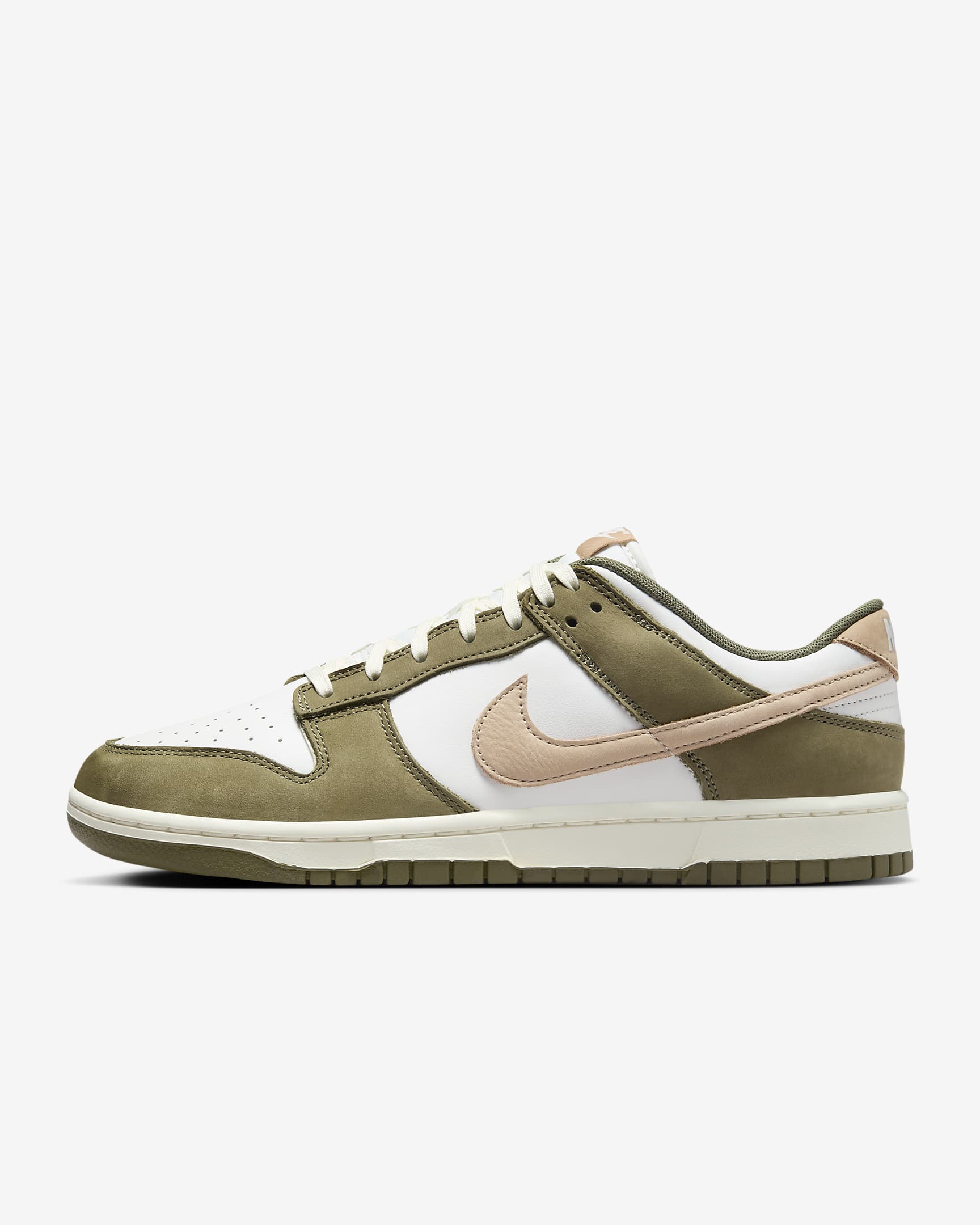 รองเท้าผู้ชาย Nike Dunk Low Retro Premium - Medium Olive/Summit White/Sail/Hemp