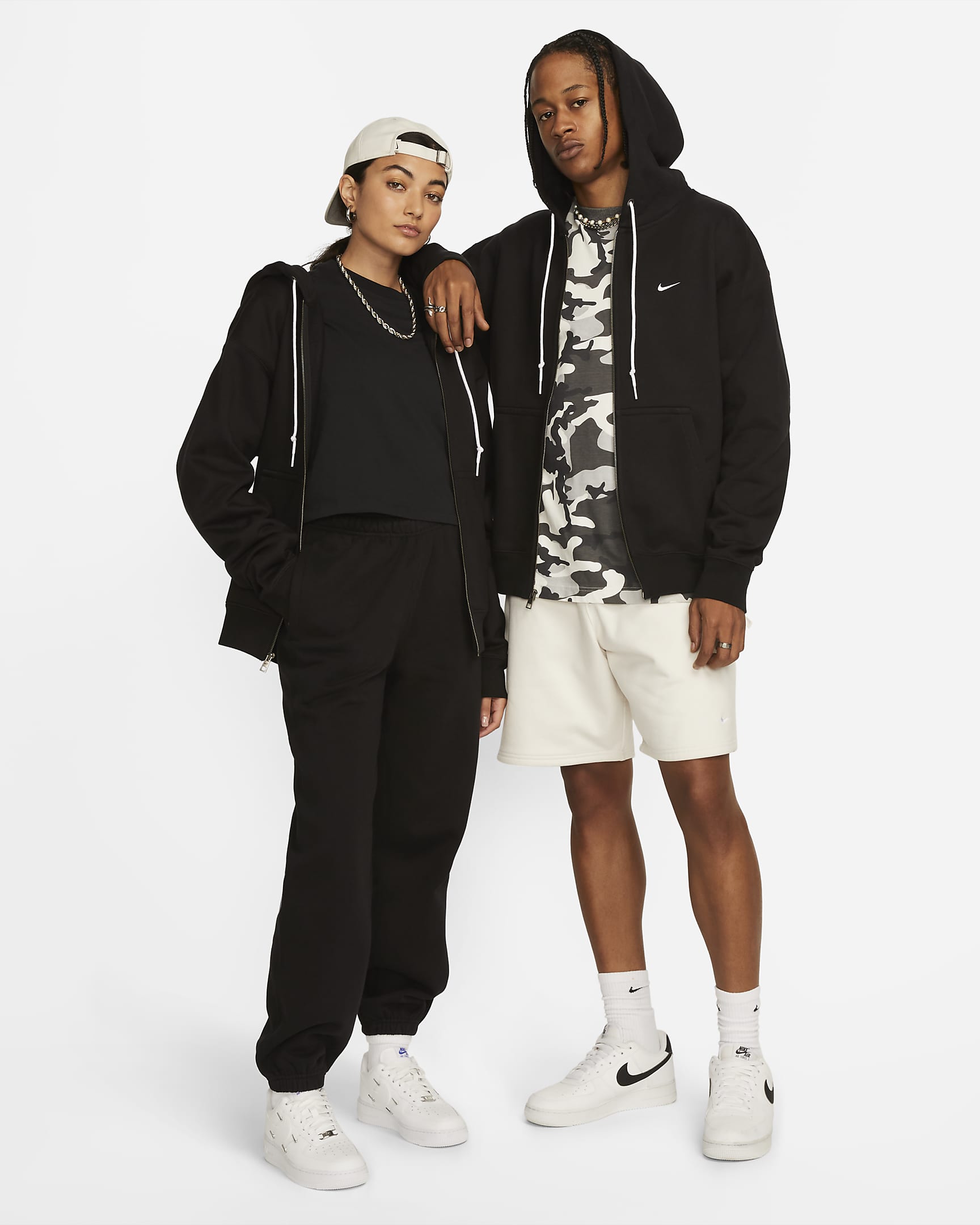 mens nike swoosh zip up hoodie