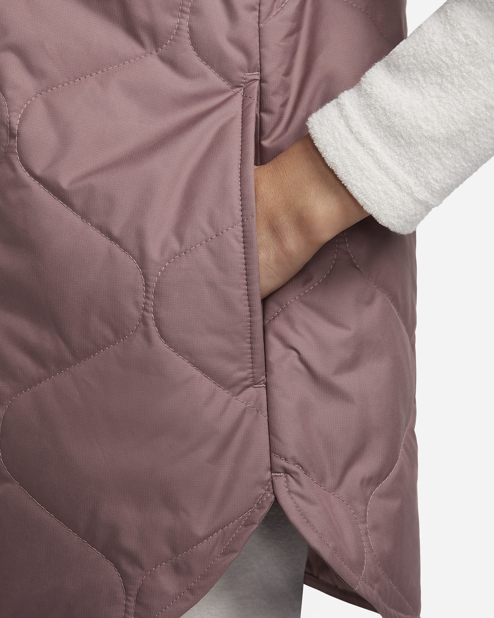 Nike Sportswear Essential Women's Gilet - Smokey Mauve/Black