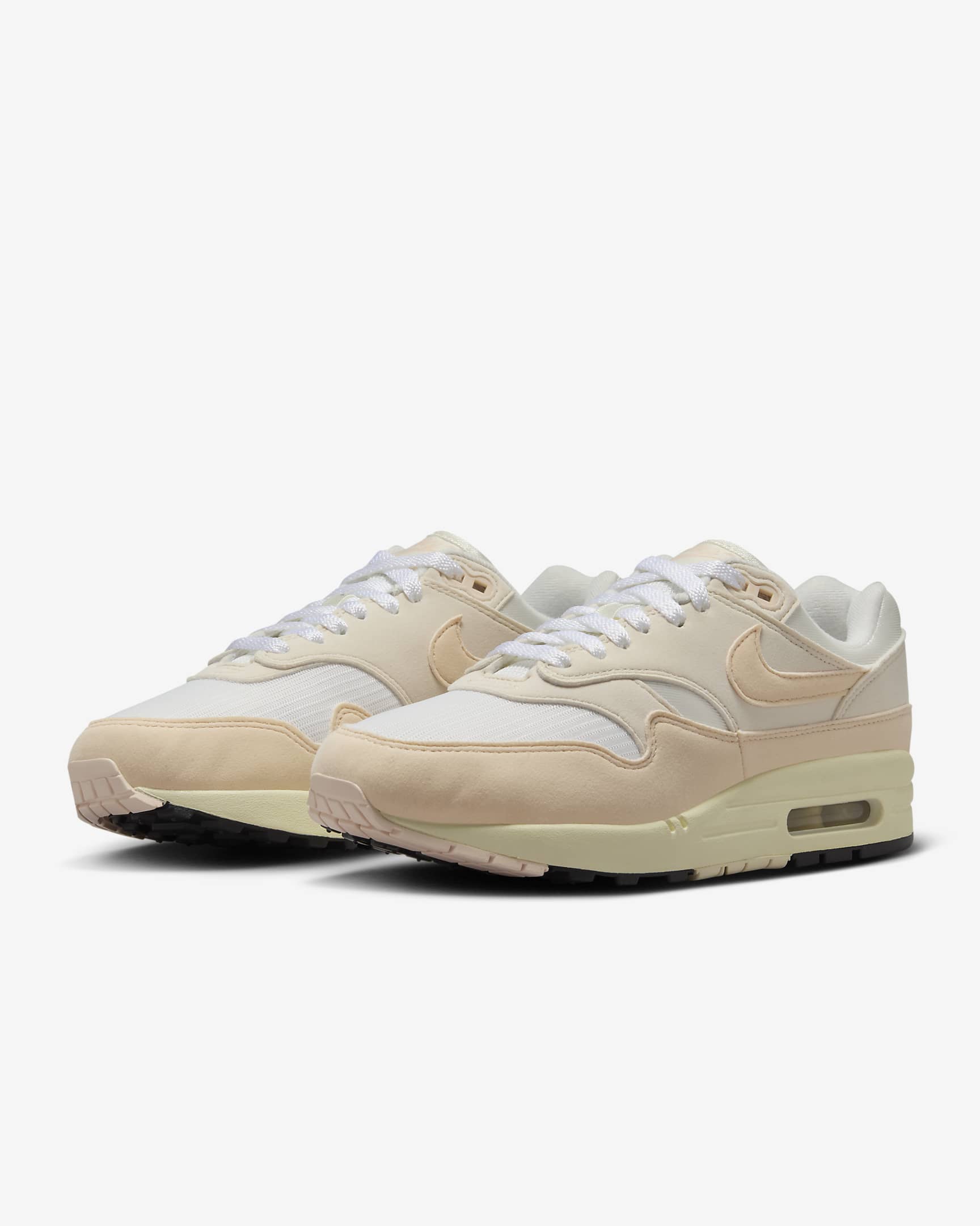 Nike Air Max 1 女鞋 - Sail/Phantom/黑色/Guava Ice