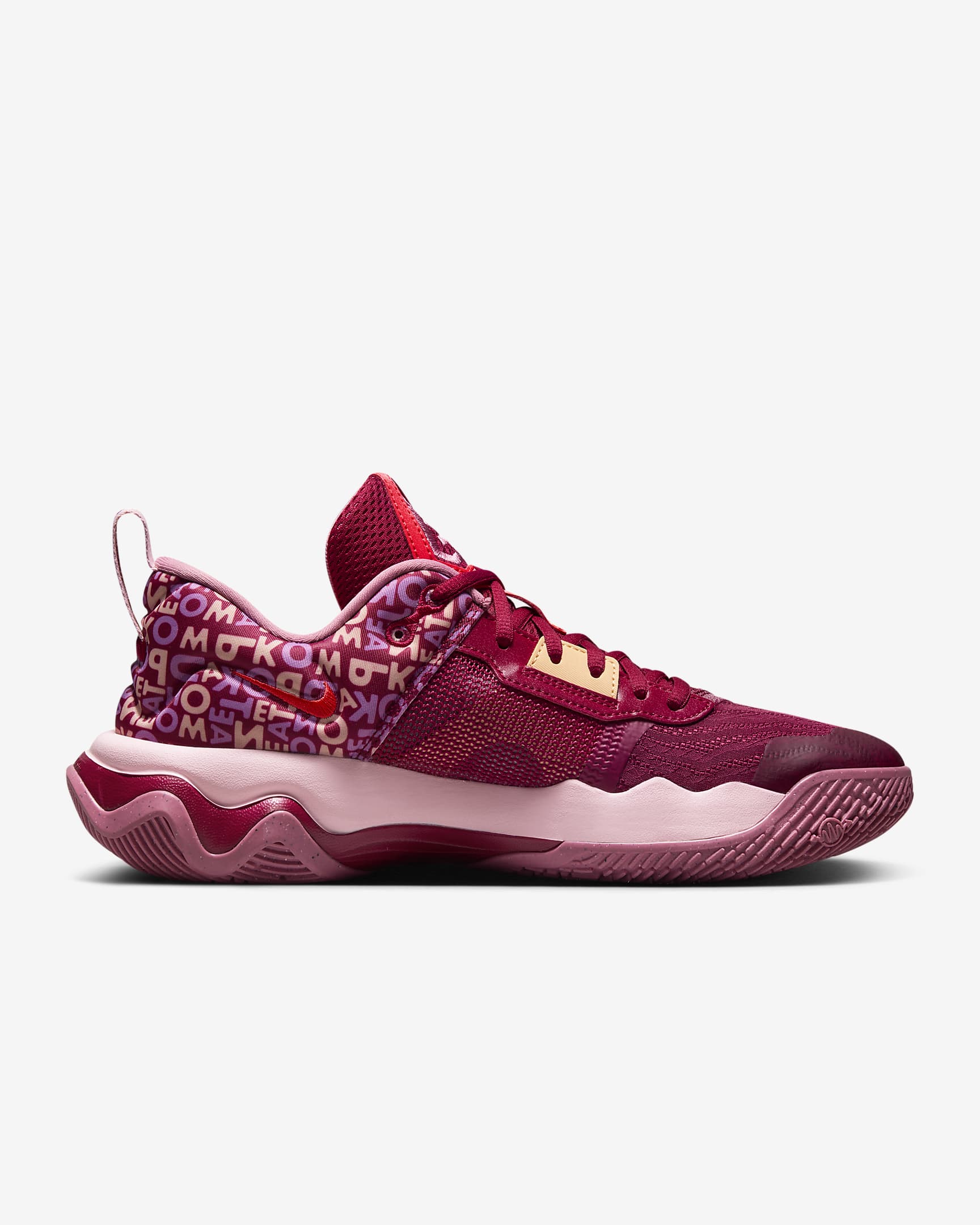 Giannis Immortality 3 Basketball Shoes - Noble Red/Desert Berry/Medium Soft Pink/Ice Peach