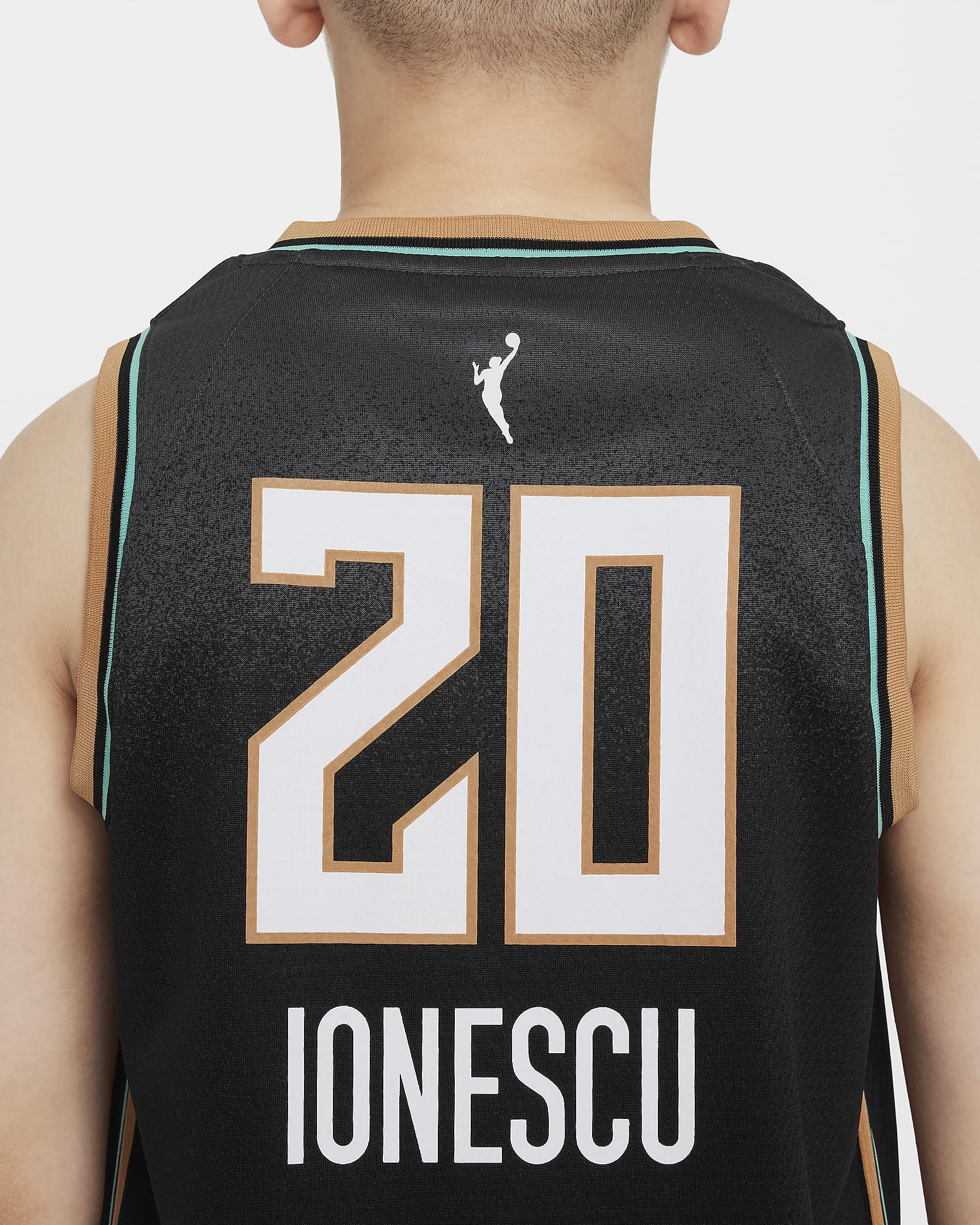 Jersey de la WNBA de alero polivalente Nike DriFIT para niño talla