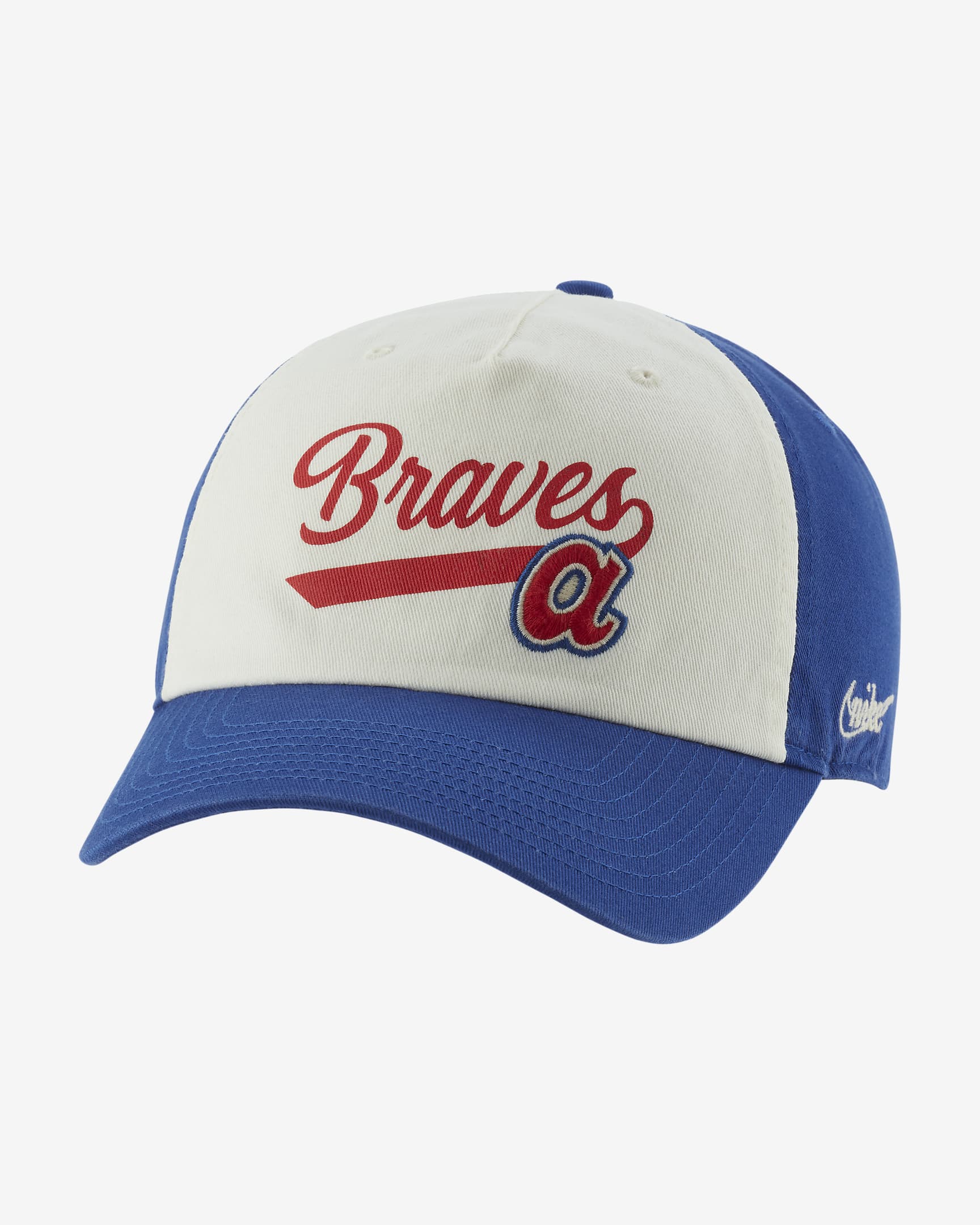 Nike Heritage86 (MLB Atlanta Braves) Hat - Flat Opal/Pitch Blue