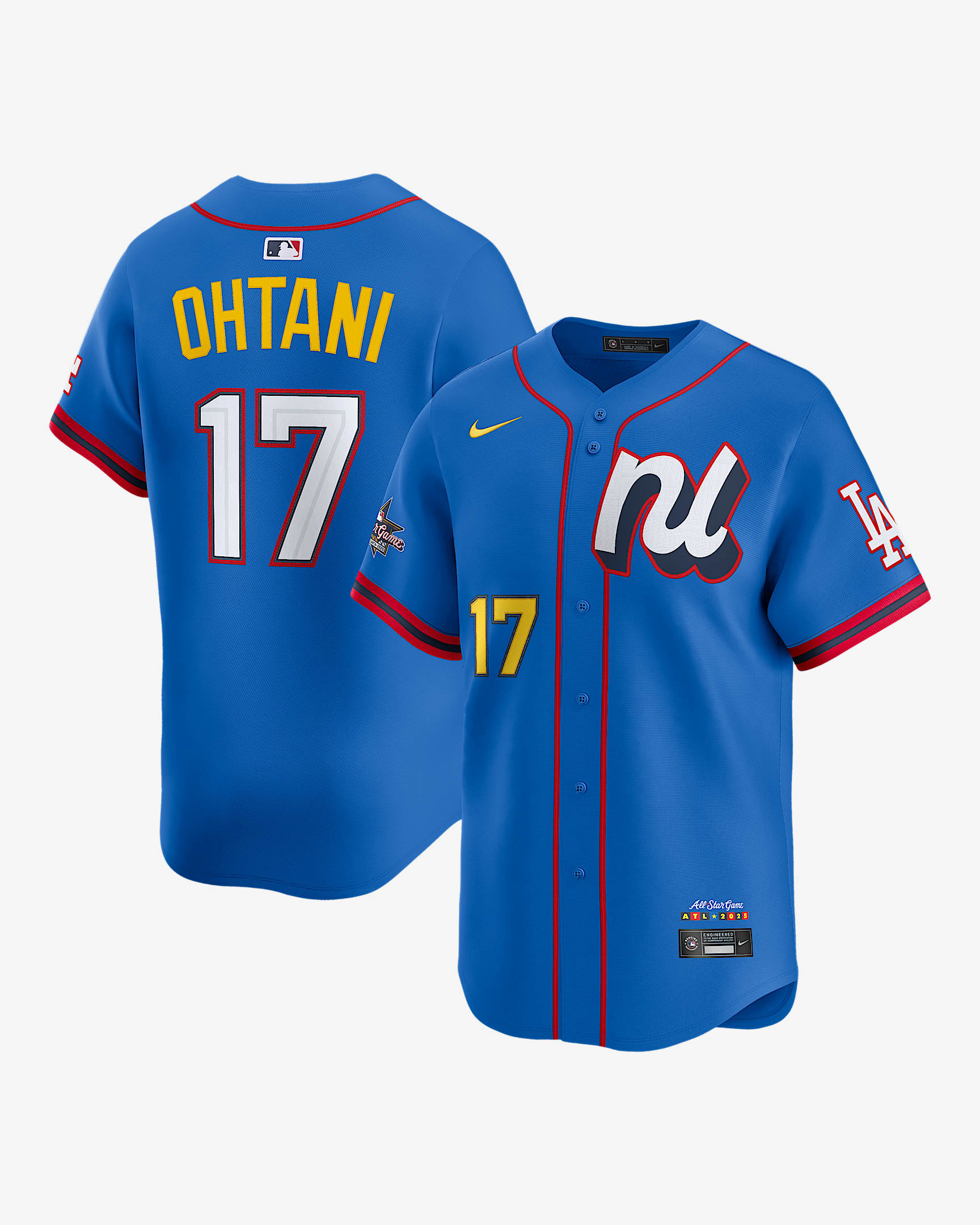 Shohei Ohtani National League 2025 Home Run Derby Men's Nike Dri-FIT ADV MLB Limited Jersey - Signal Blue