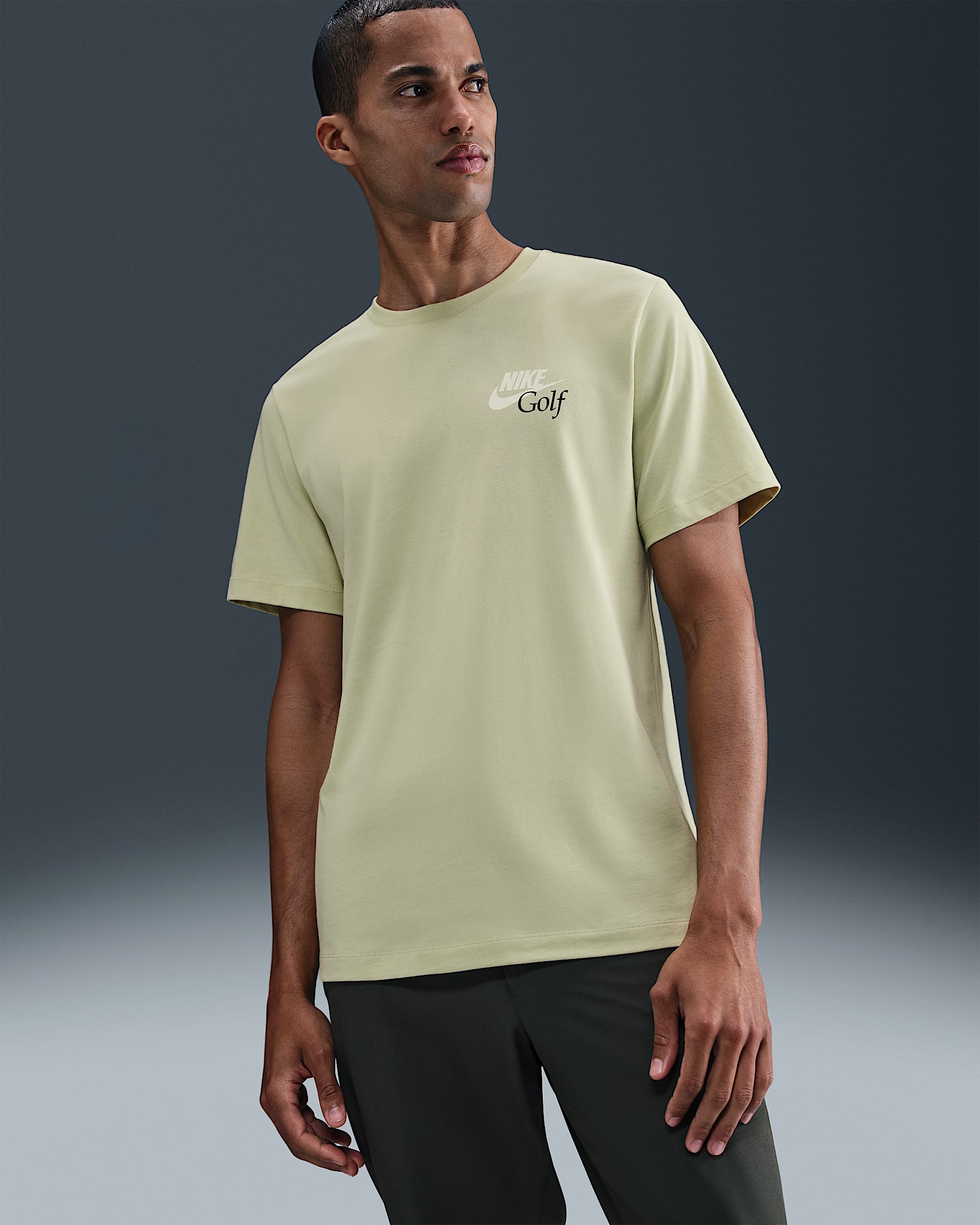 Playera de golf Nike para hombre - Aura oliva