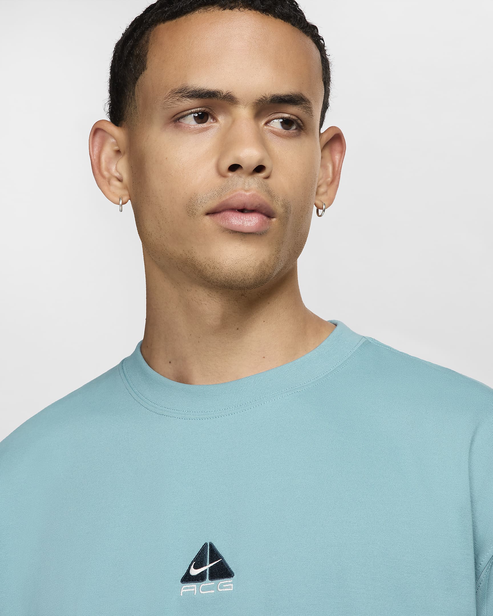 Nike ACG Men's T-Shirt - Denim Turquoise