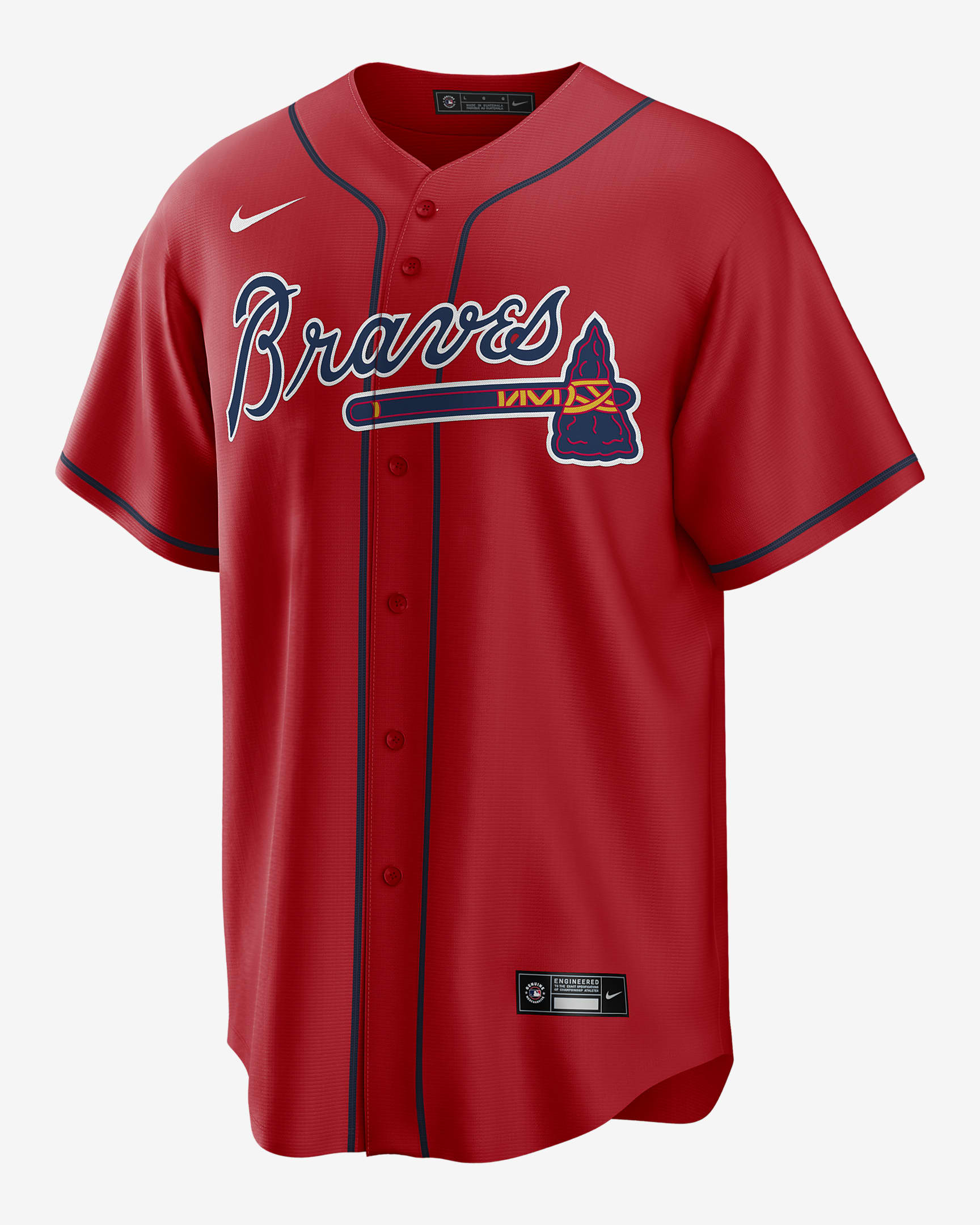 Jersey de béisbol Replica para hombre MLB Atlanta Braves (Matt Olson) - Rojo deportivo