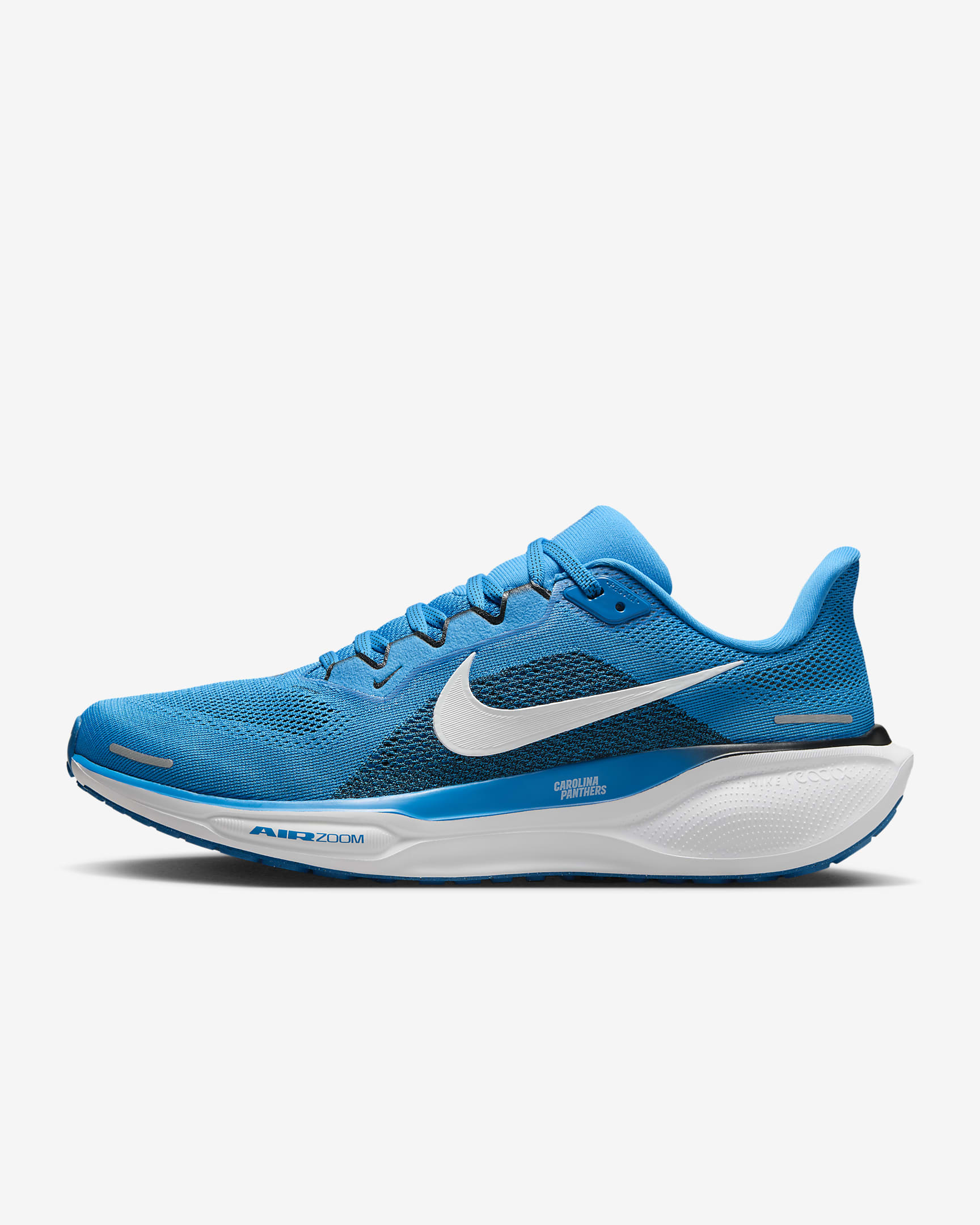 Tenis de correr en pavimento para hombre Nike Pegasus 41 NFL Carolina Panthers - Azul Neptuno/Blanco/Negro/Blanco