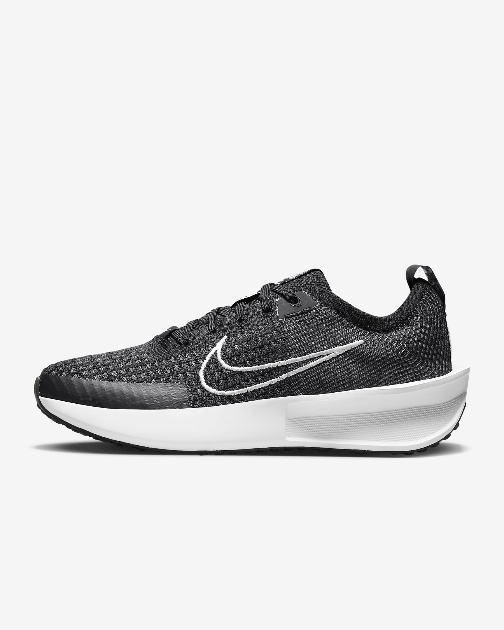 Tenis de correr en pavimento para mujer Nike Interact Run - Negro/Antracita/Blanco