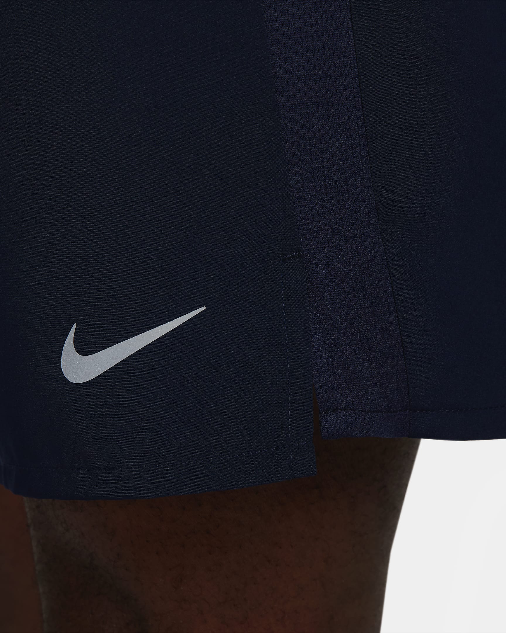 Nike Challenger Men's Dri-FIT 18cm (approx.) Brief-Lined Running Shorts - Obsidian/Obsidian/Black