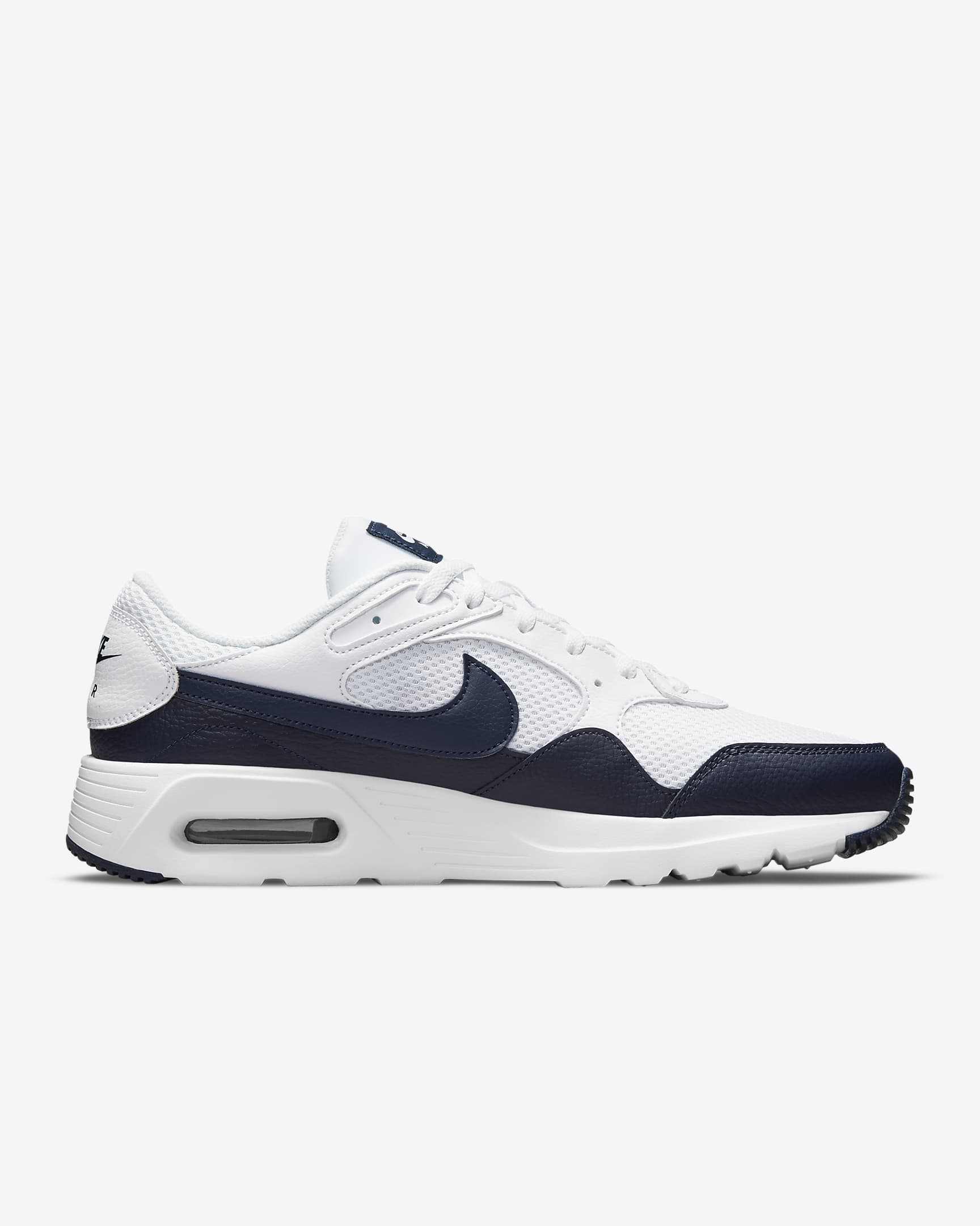 Nike Air Max SC Men's Shoes - White/White/Obsidian