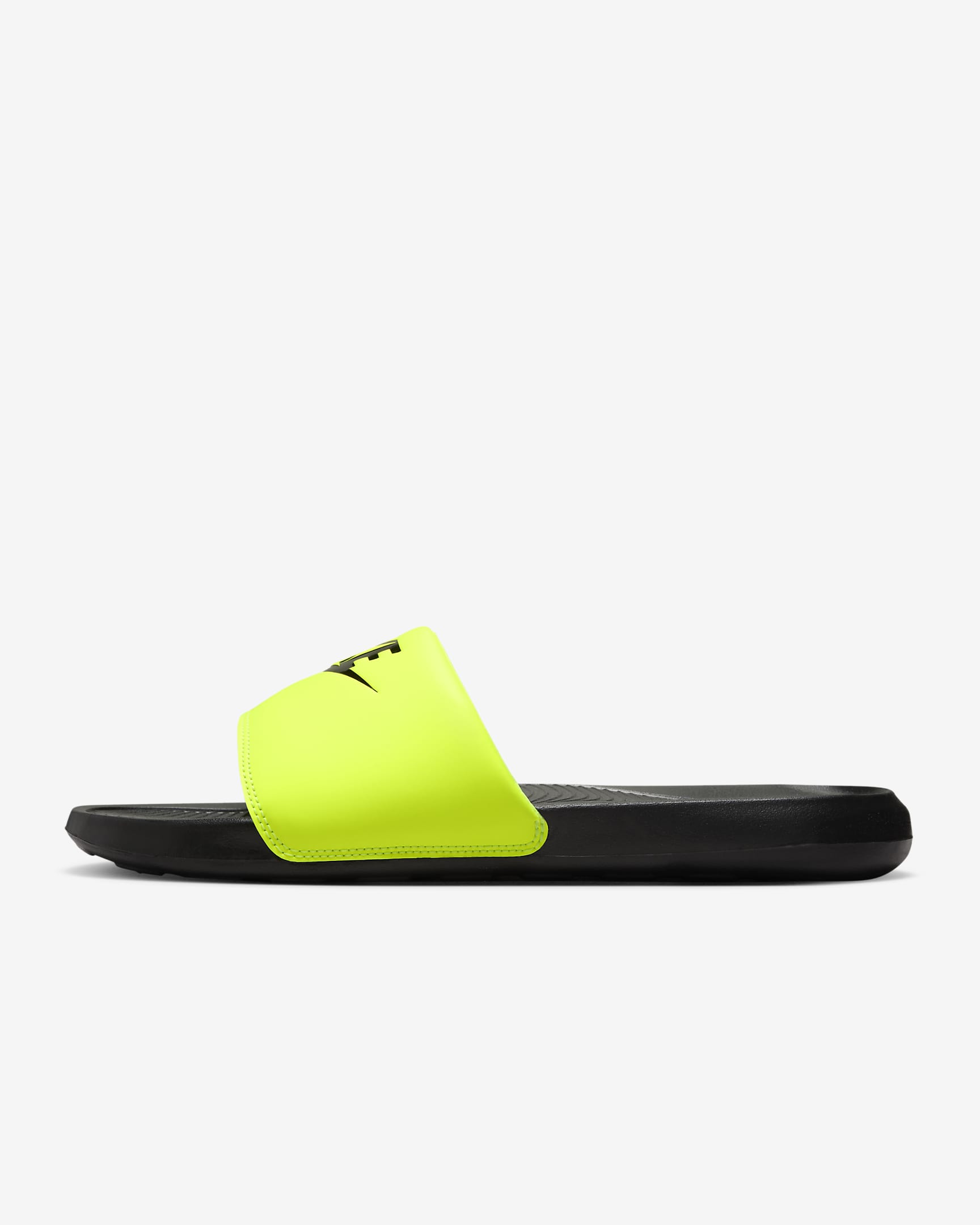 Nike Victori One Men's Slides - Black/Volt/Black