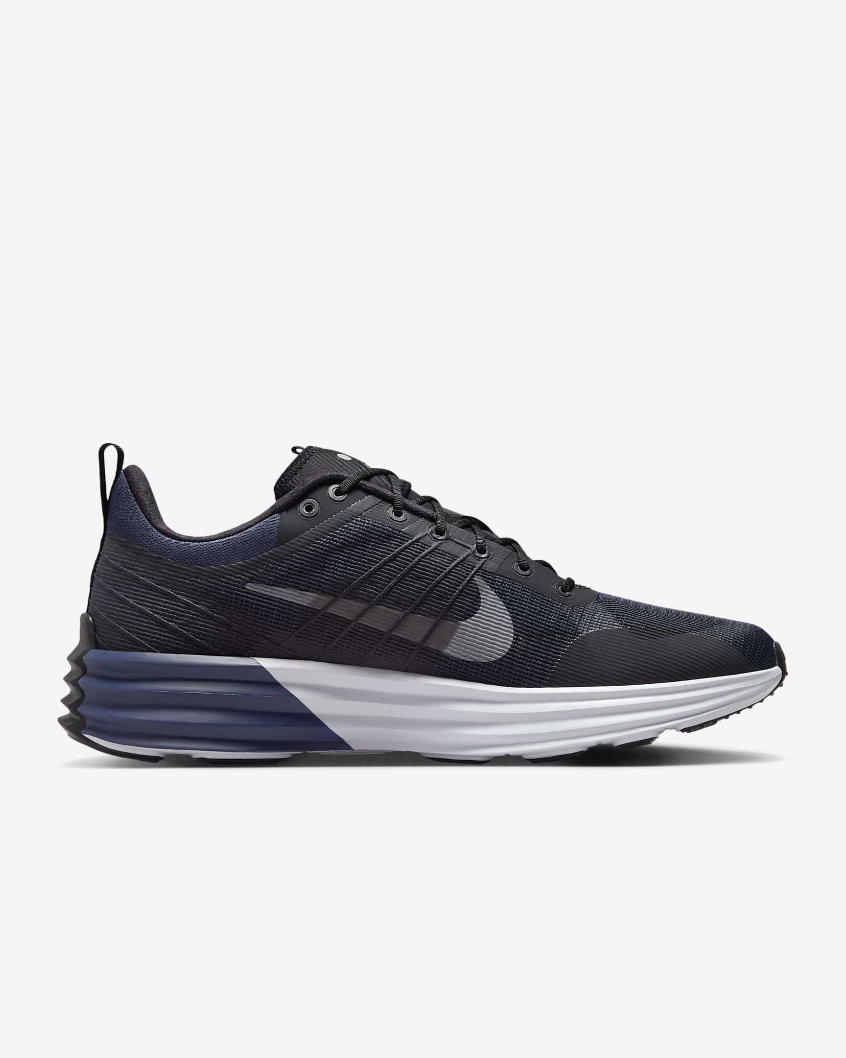 Nike Lunar Roam férficipő - Fekete/Midnight Navy/Fehér/Reflect Silver