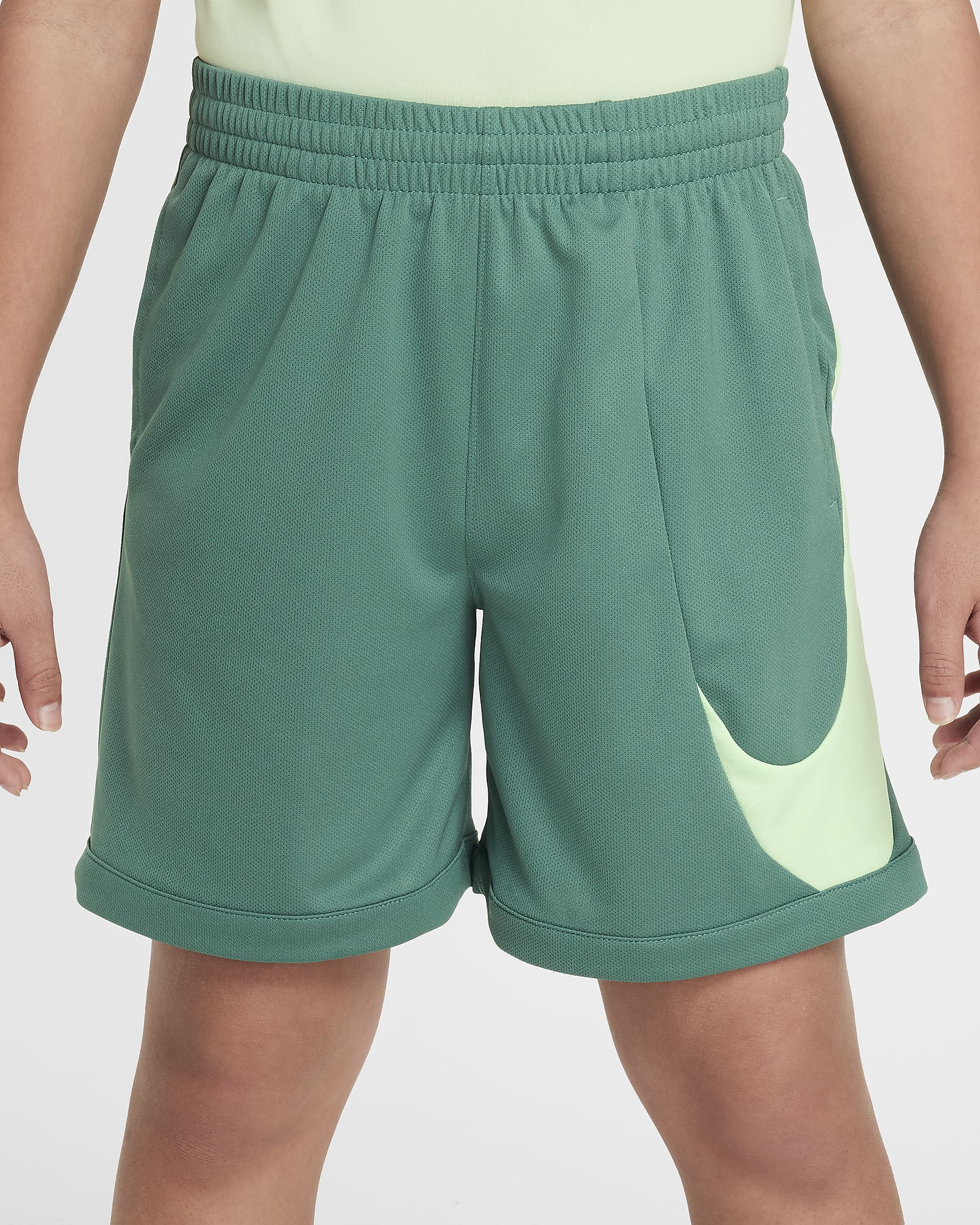 Nike Multi+ Big Kids' Dri-FIT Training Shorts - Bicoastal/Vapor Green/Bicoastal